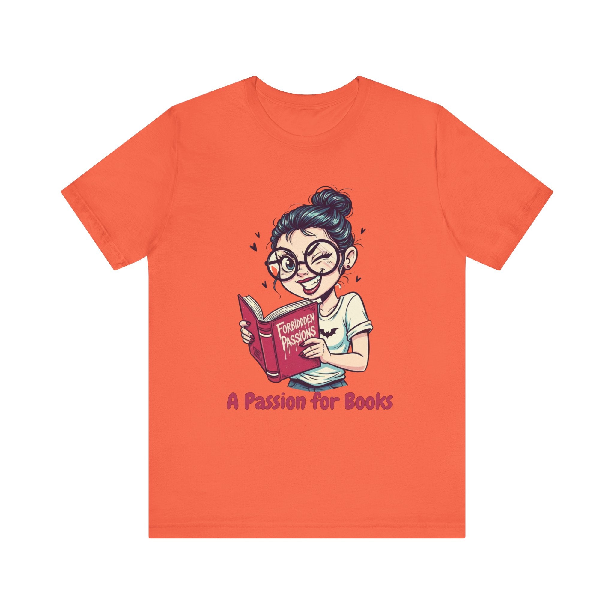 Book Lover's Unisex Tee - "A Passion for Books"