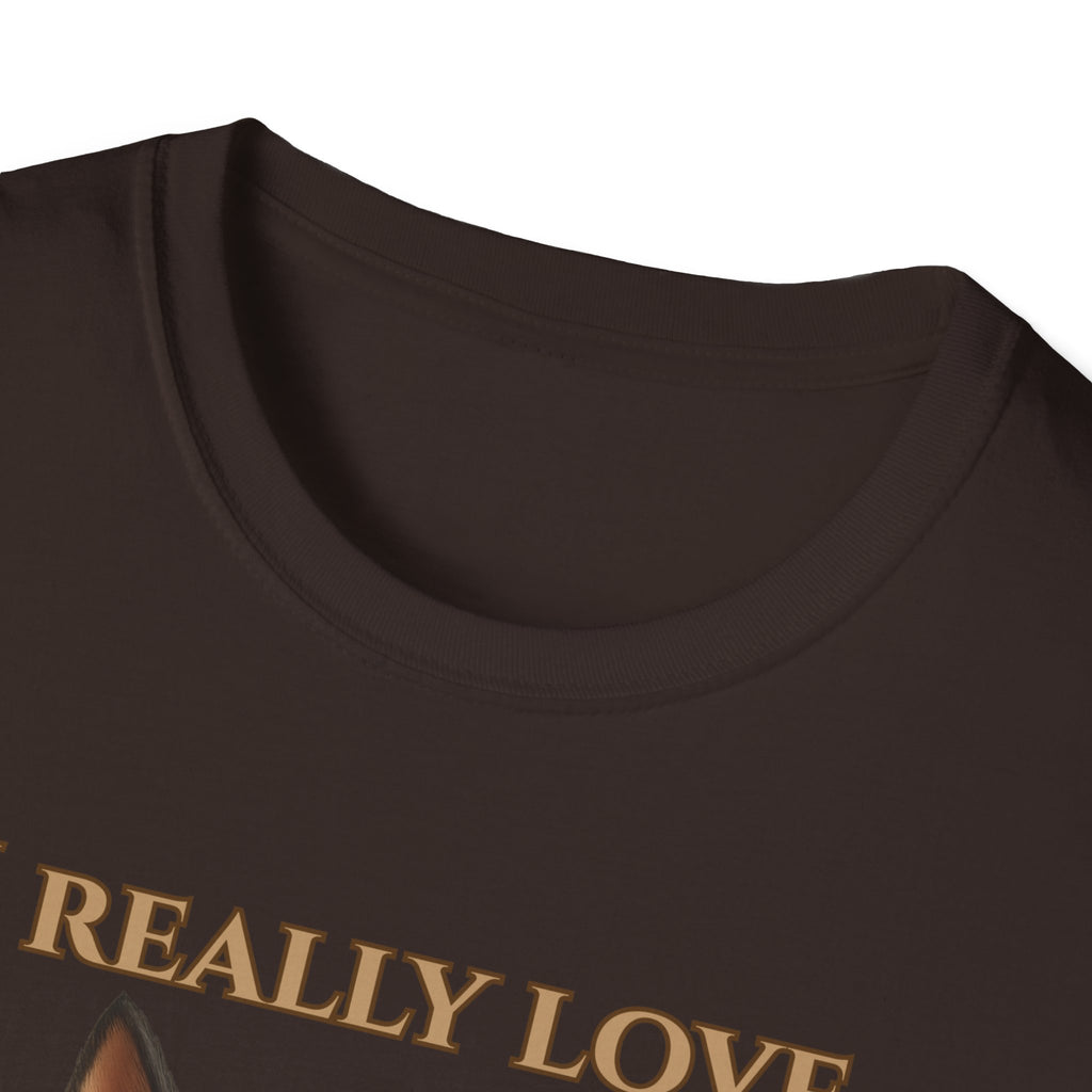 Coffee Lover Unisex Tee, Funny Dog T-Shirt, Cute Pet Apparel, Gift for Dog Lovers, Birthday and Coffee Enthusiasts