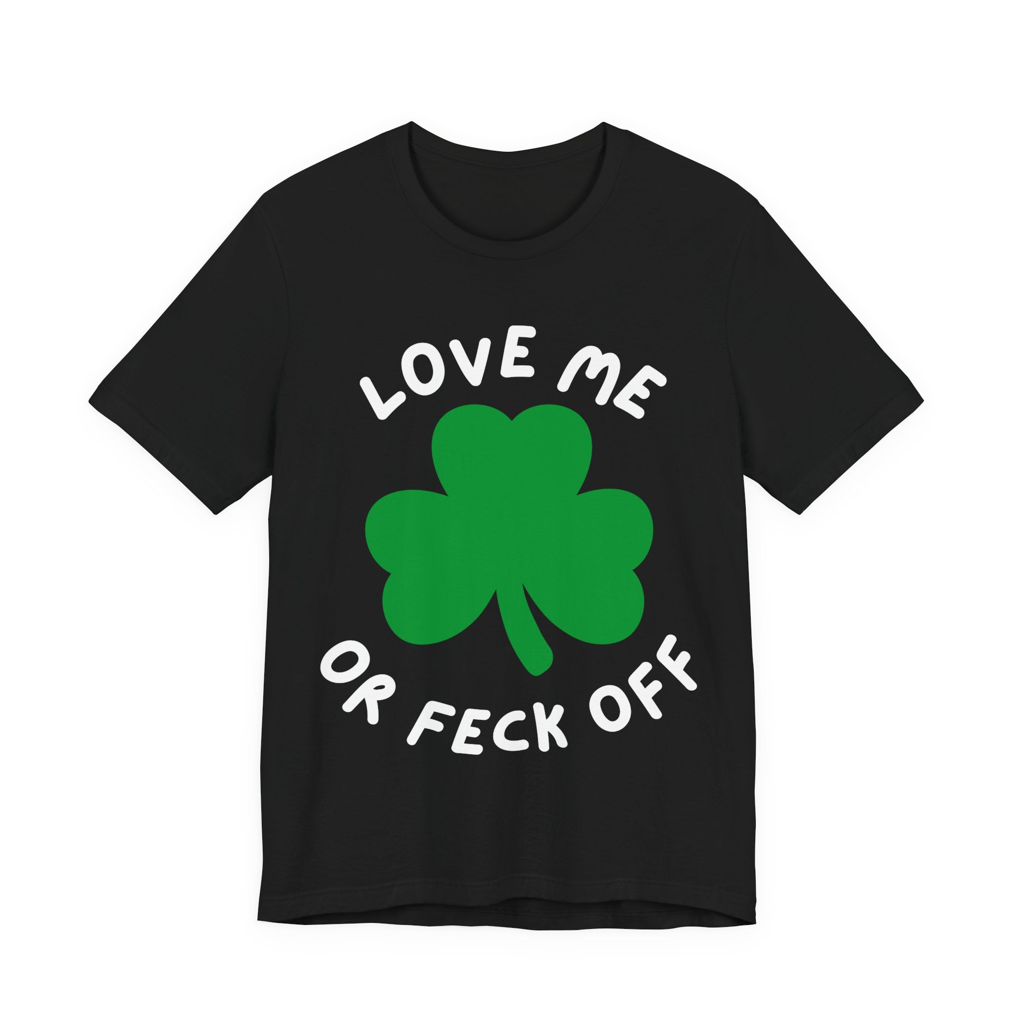 St. Patrick's Day Shamrock Tee, Unisex Tee, Casual Wear, Patriotic, Green Print