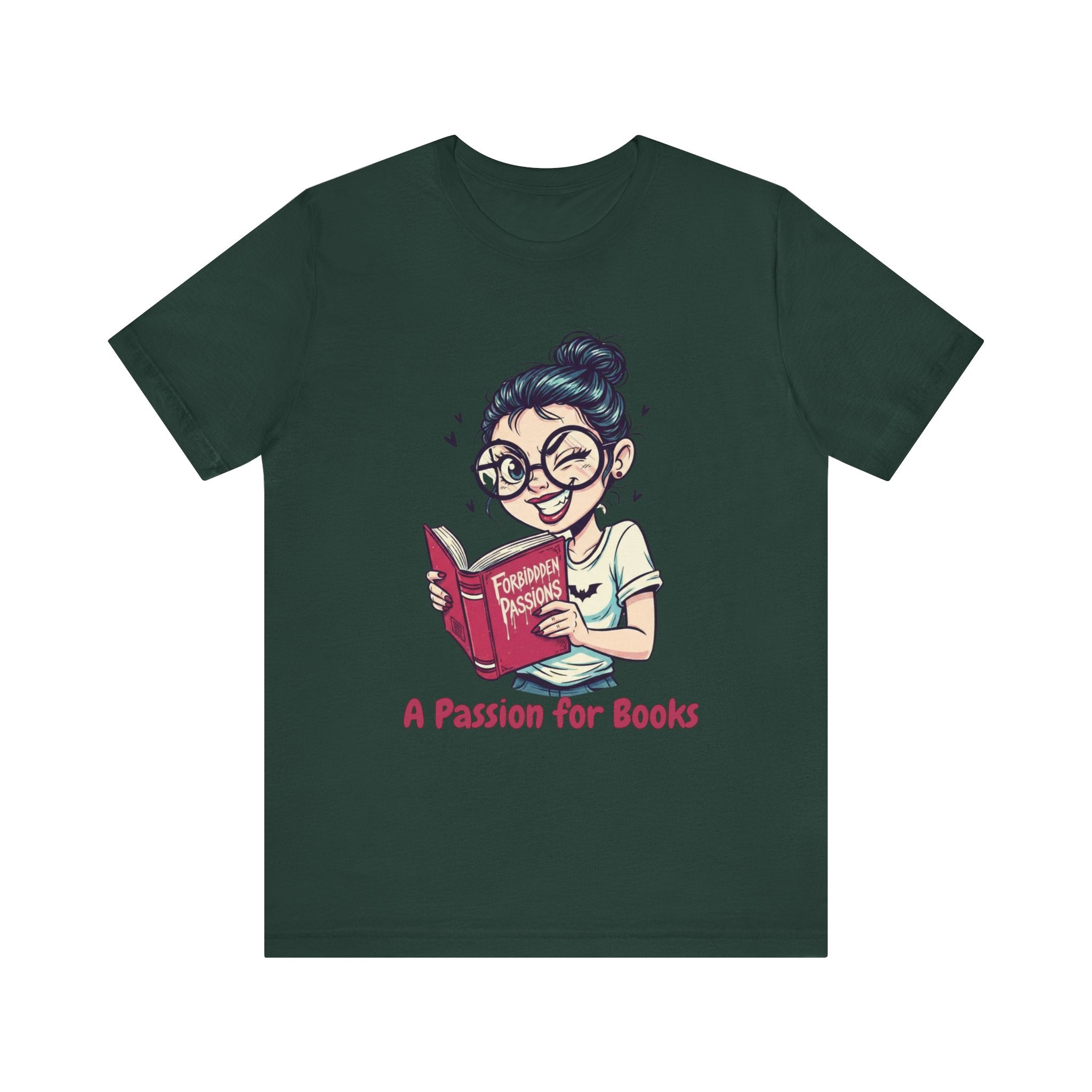 Book Lover's Unisex Tee - "A Passion for Books"