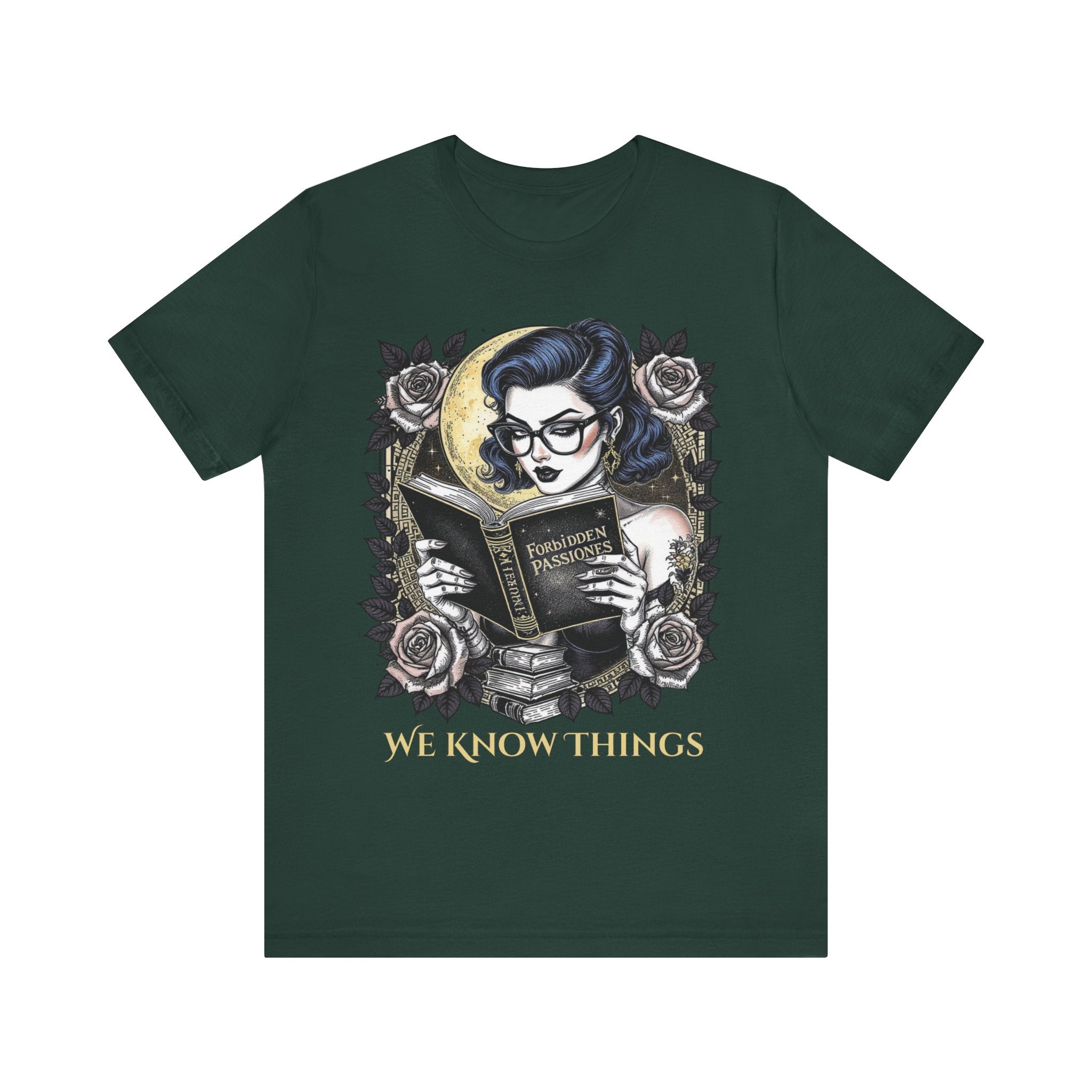 Book Lover's Unisex Tee - 'We Know Things' Graphic Shirt