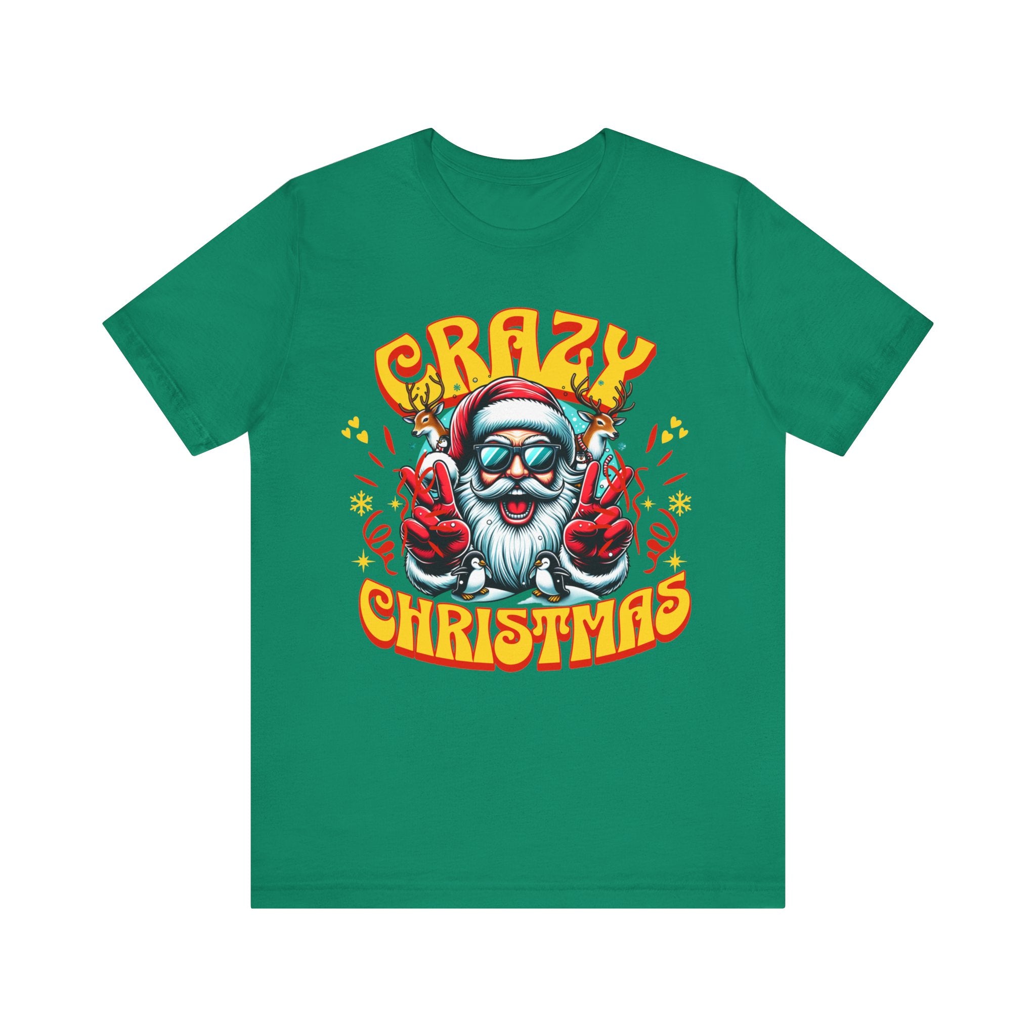 Crazy Christmas Unisex Tee
