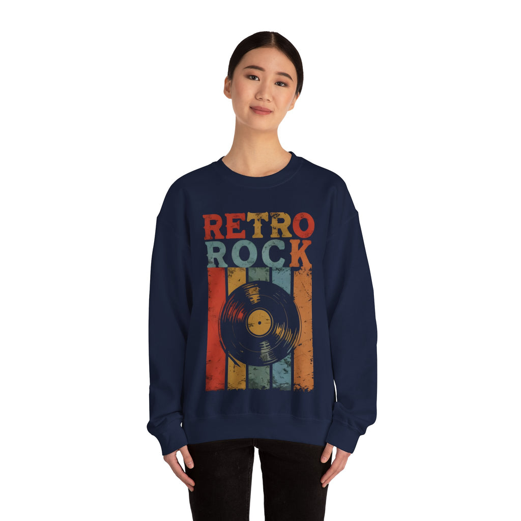 Retro Rock Unisex Crewneck Sweatshirt - Vintage Music Vibes
