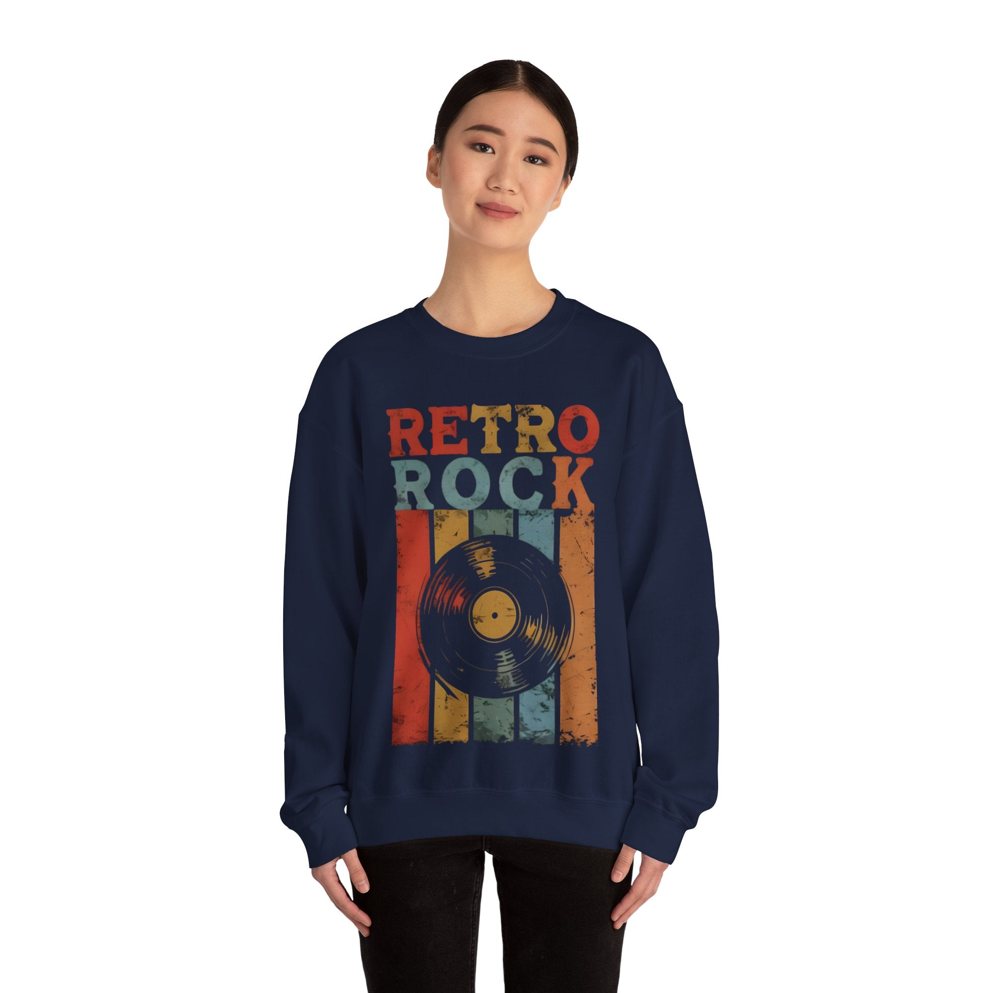 Retro Rock Unisex Crewneck Sweatshirt - Vintage Music Vibes