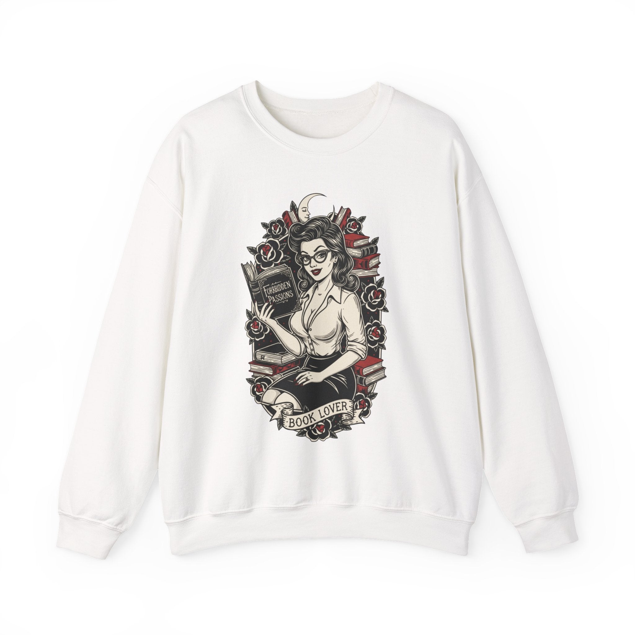 Book Lover Crewneck Sweatshirt - Cozy Literary Apparel