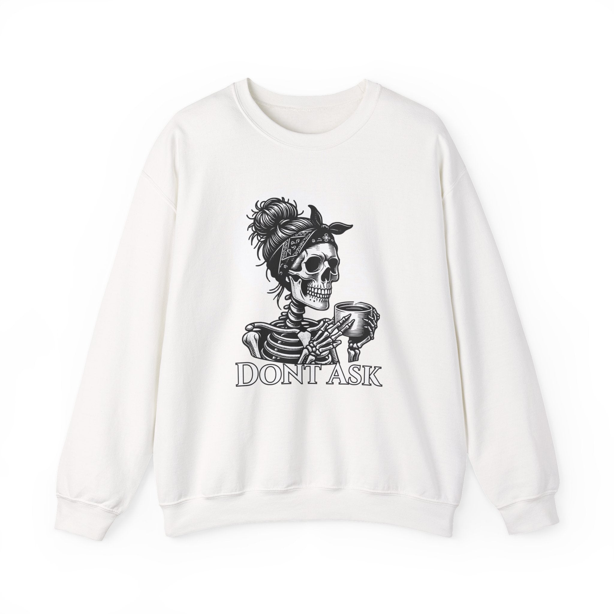 Skull Tea 'Don't Ask' Crewneck Sweatshirt