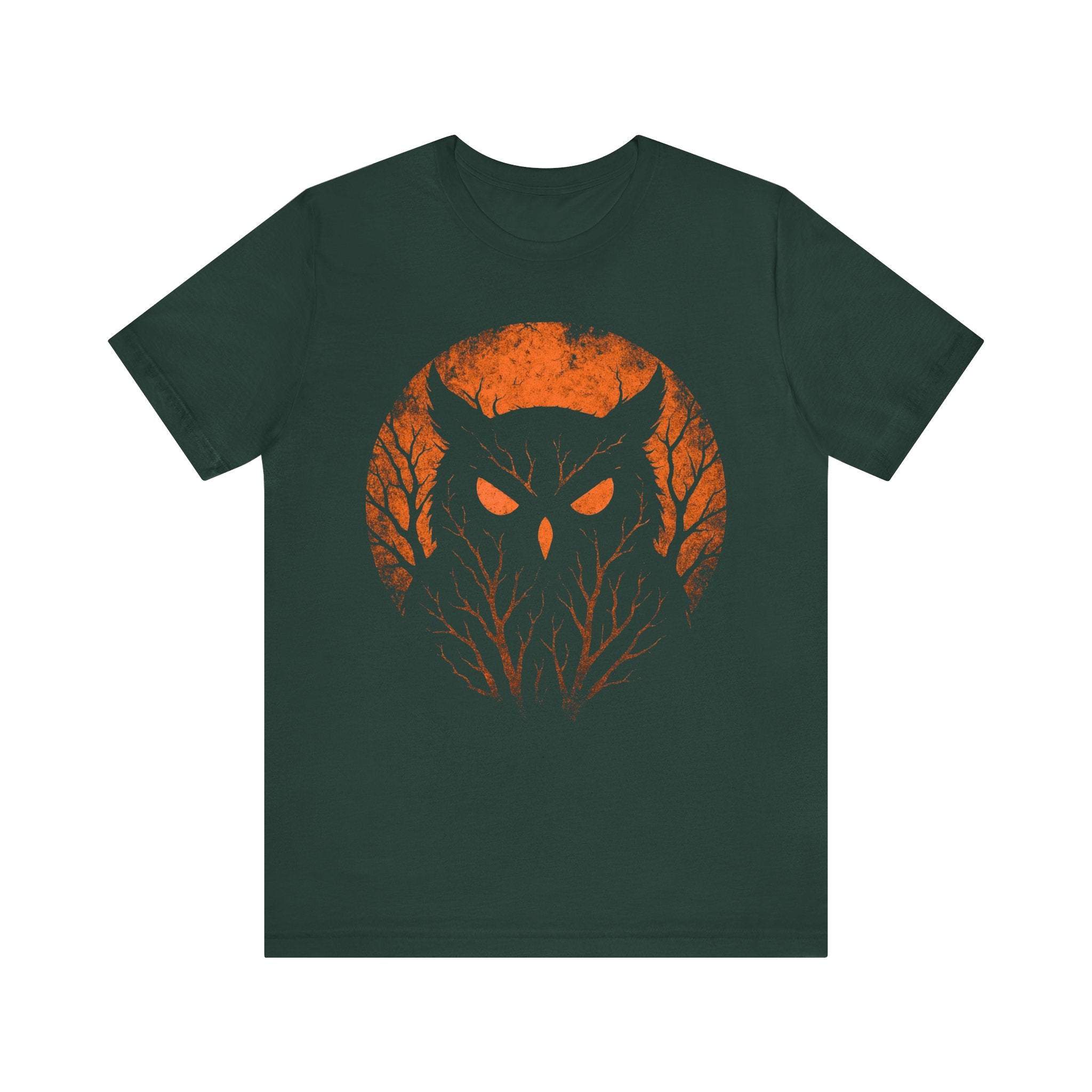 Spooky Owl Graphic Tee for Halloween Lovers