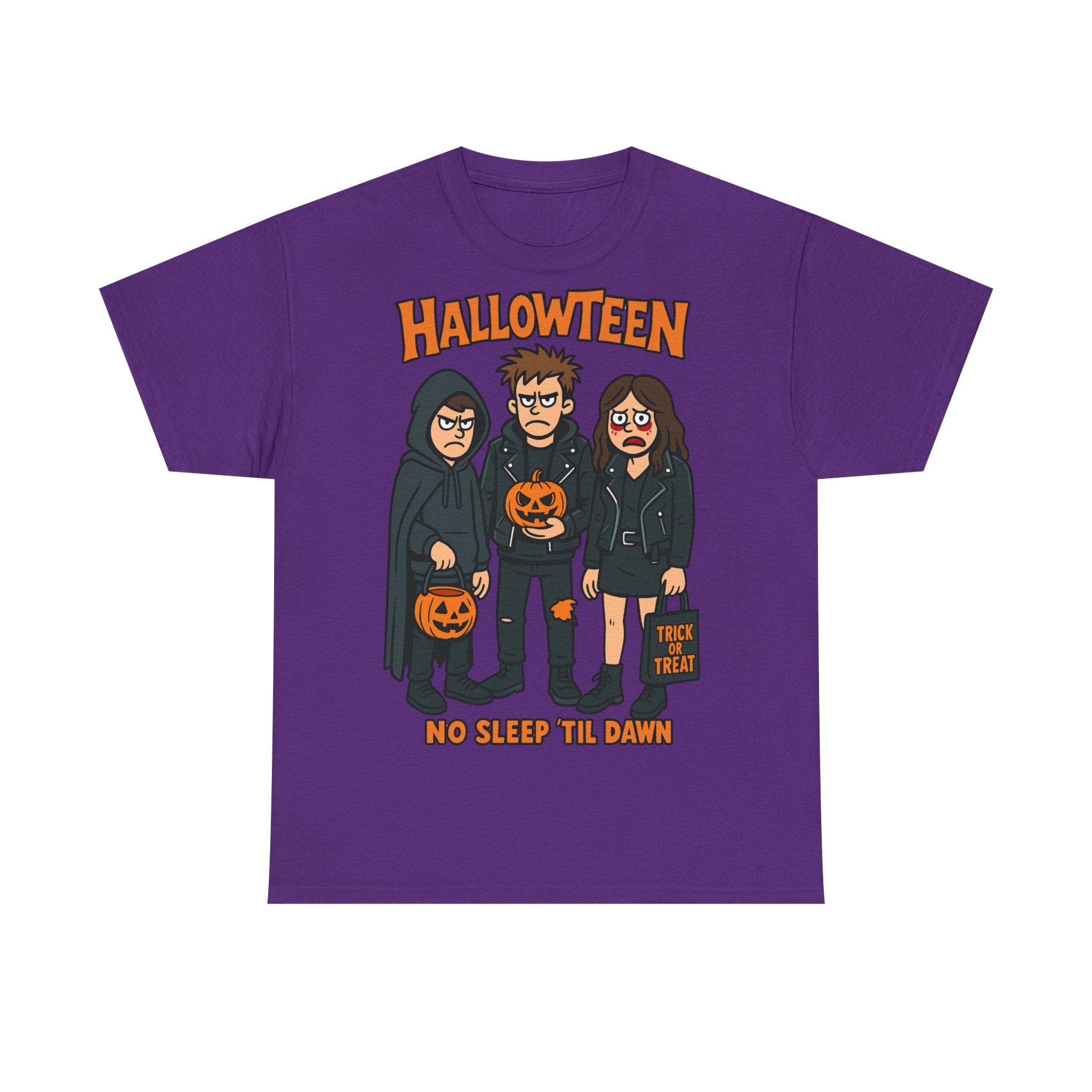 Halloween Themed Unisex Heavy Cotton Tee - Spooky Graphic Shirt, Trick or Treat, Party Wear, Gift for Halloween Lovers
