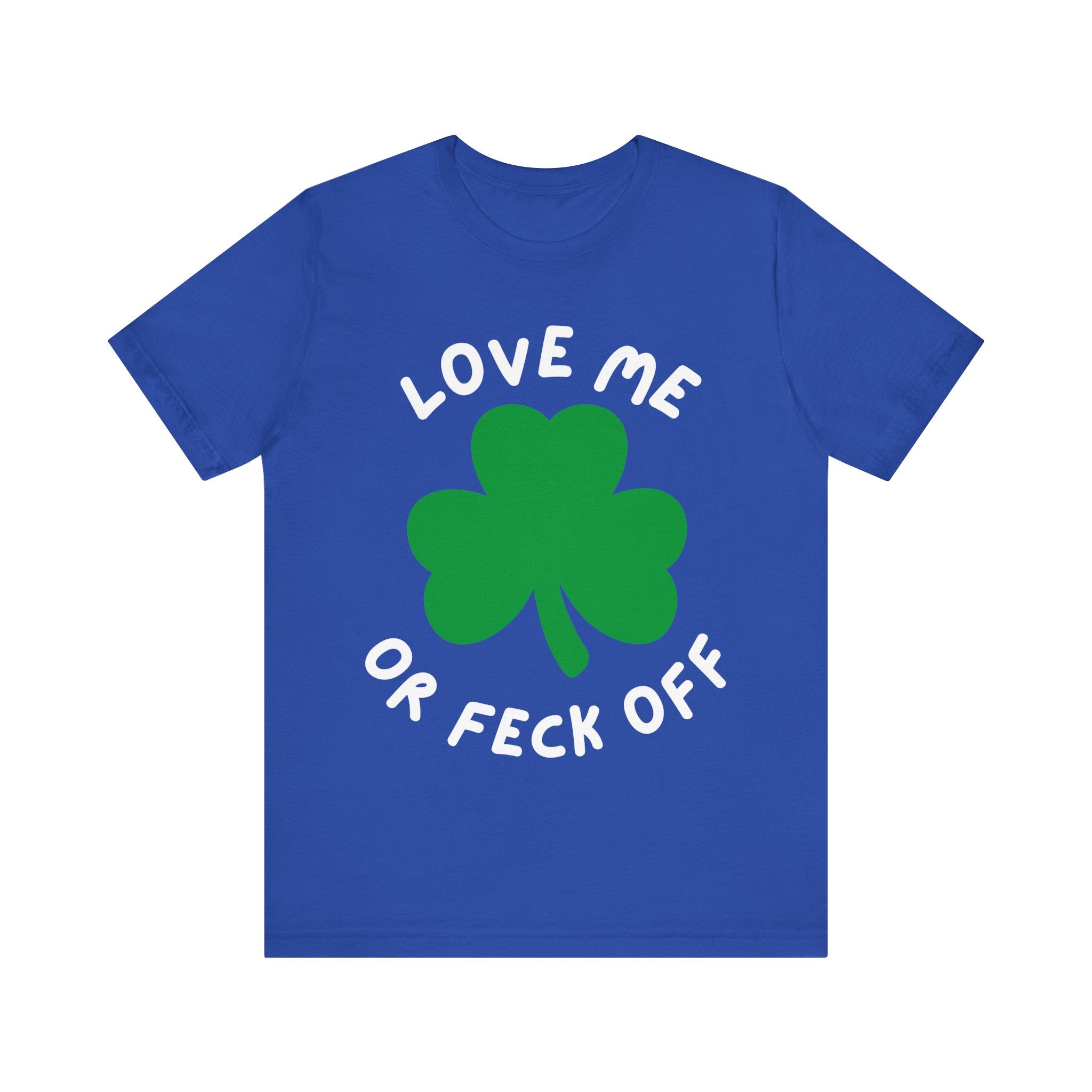 St. Patrick's Day Shamrock Tee, Unisex Tee, Casual Wear, Patriotic, Green Print