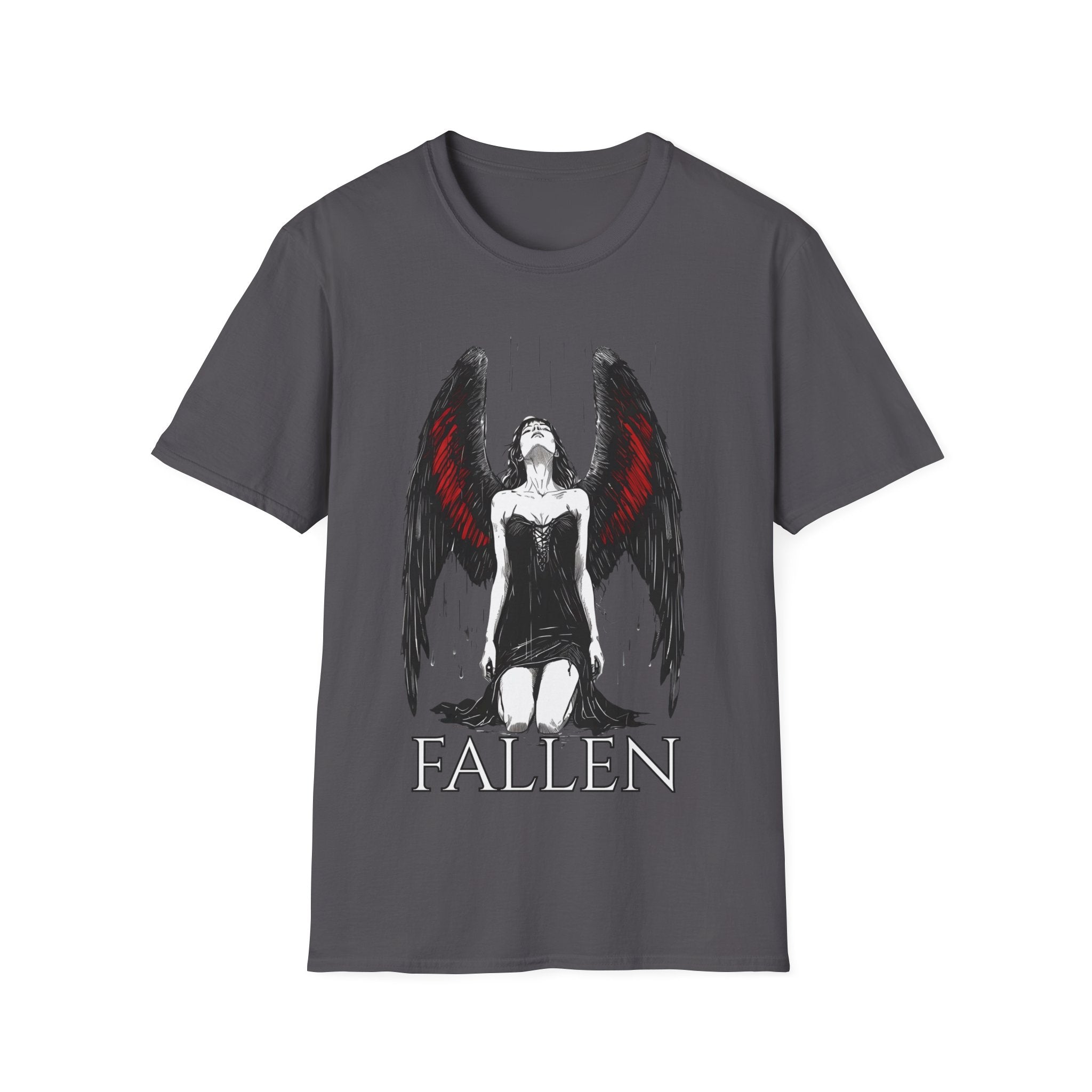 Fallen Angel Graphic T-Shirt, Unisex Tee for Gothic Style Lovers, Perfect for Halloween, Gift Idea for Dark Aesthetic Fans, Casual [...]