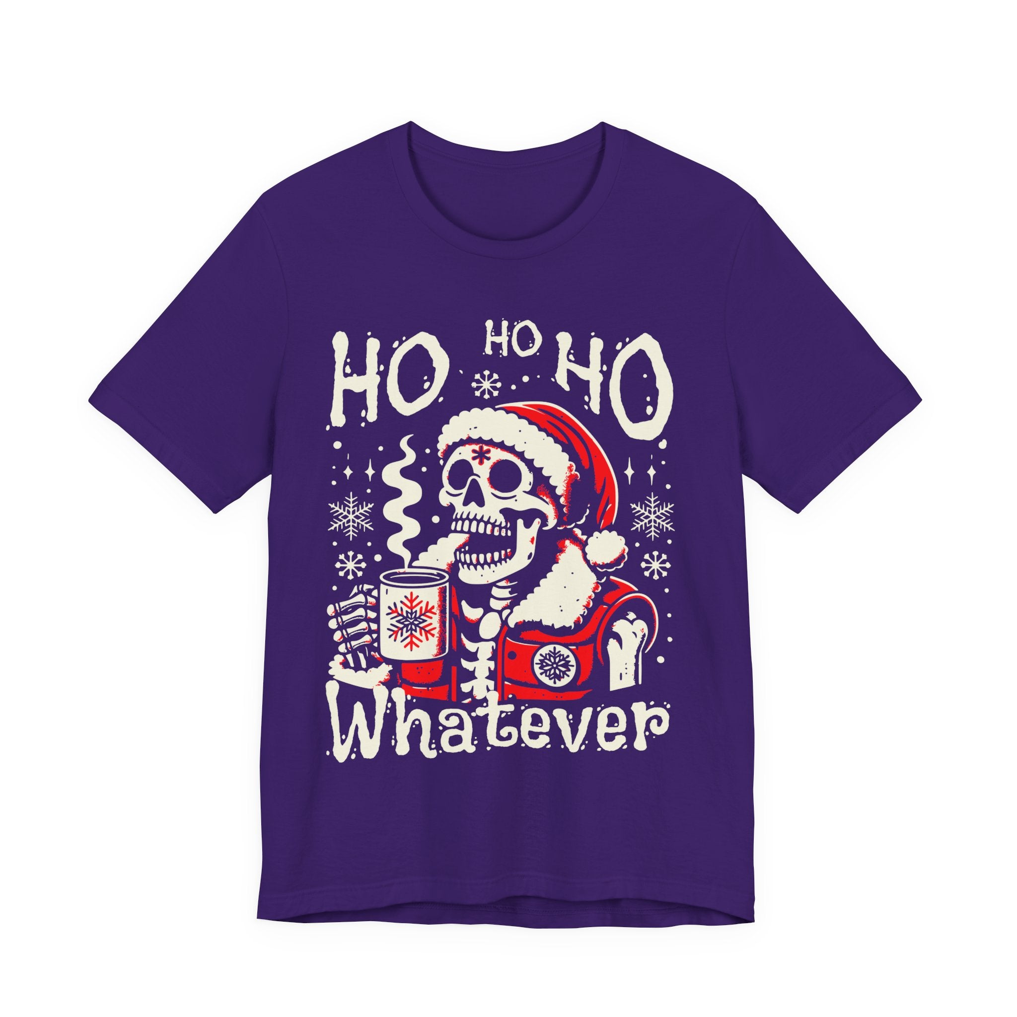 Skull Santa 'Ho Ho Whatever' Christmas Tee