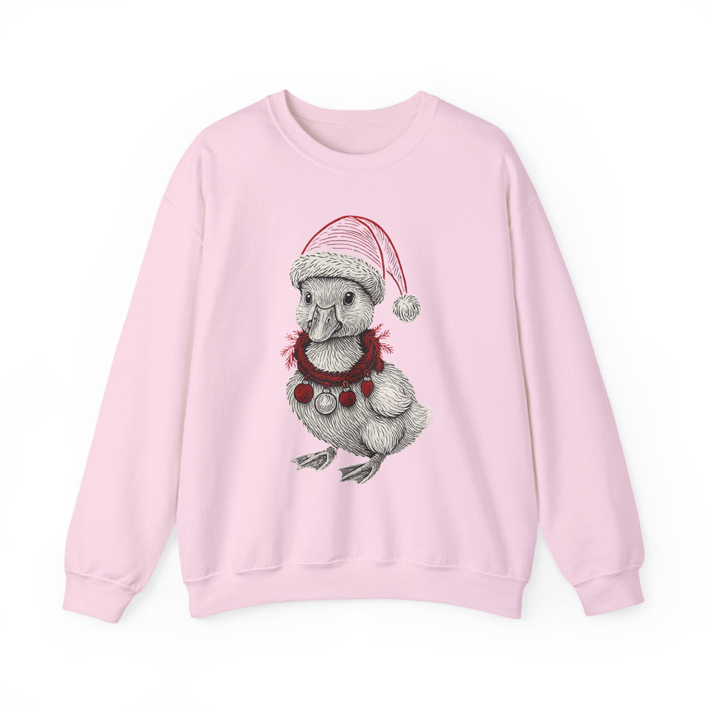 Festive Holiday Crewneck Sweatshirt, Cute Animal Sweater, Christmas Gift, Cozy Apparel, Unisex Fleece Top, Seasonal Fashion