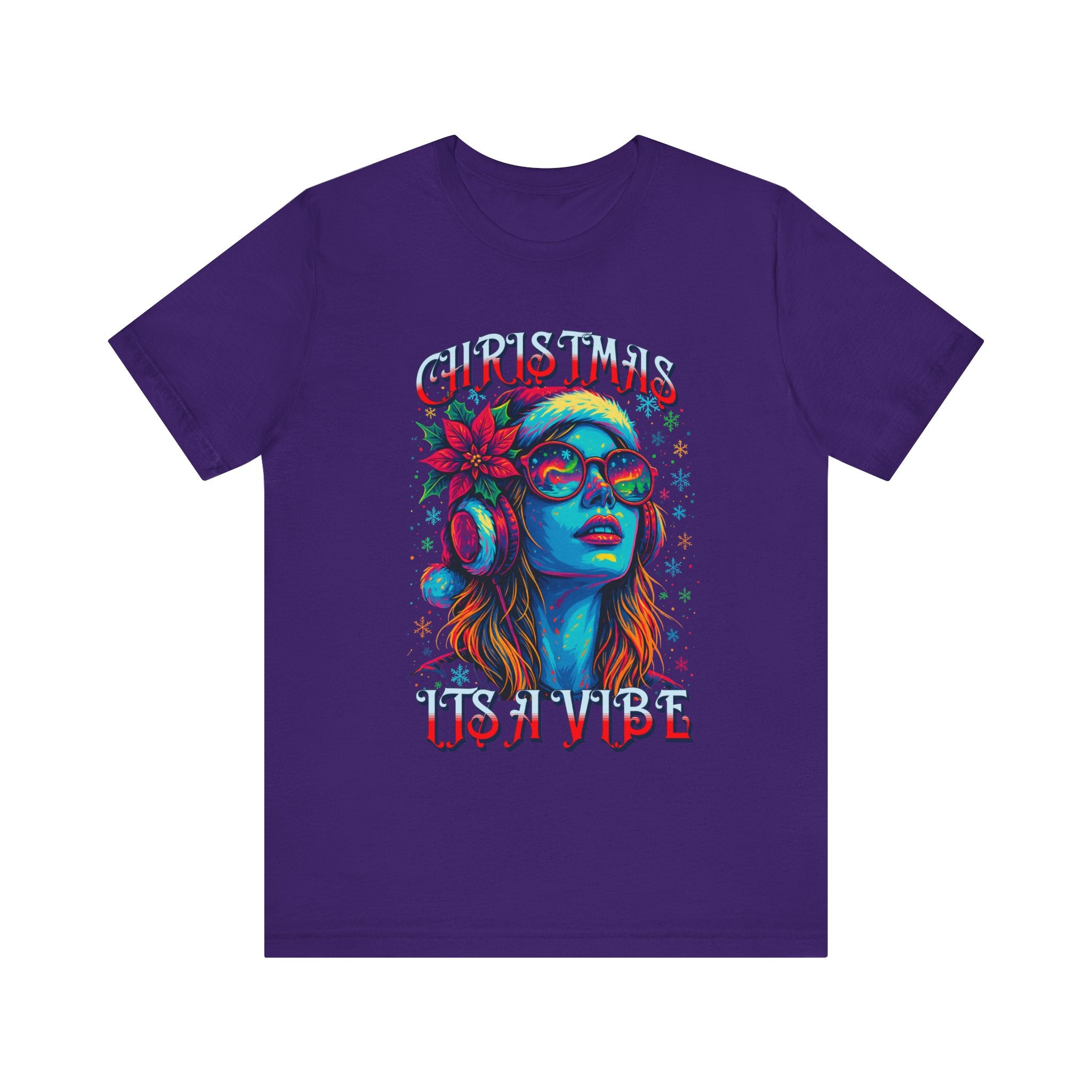 Colorful Christmas Vibe Unisex Tee