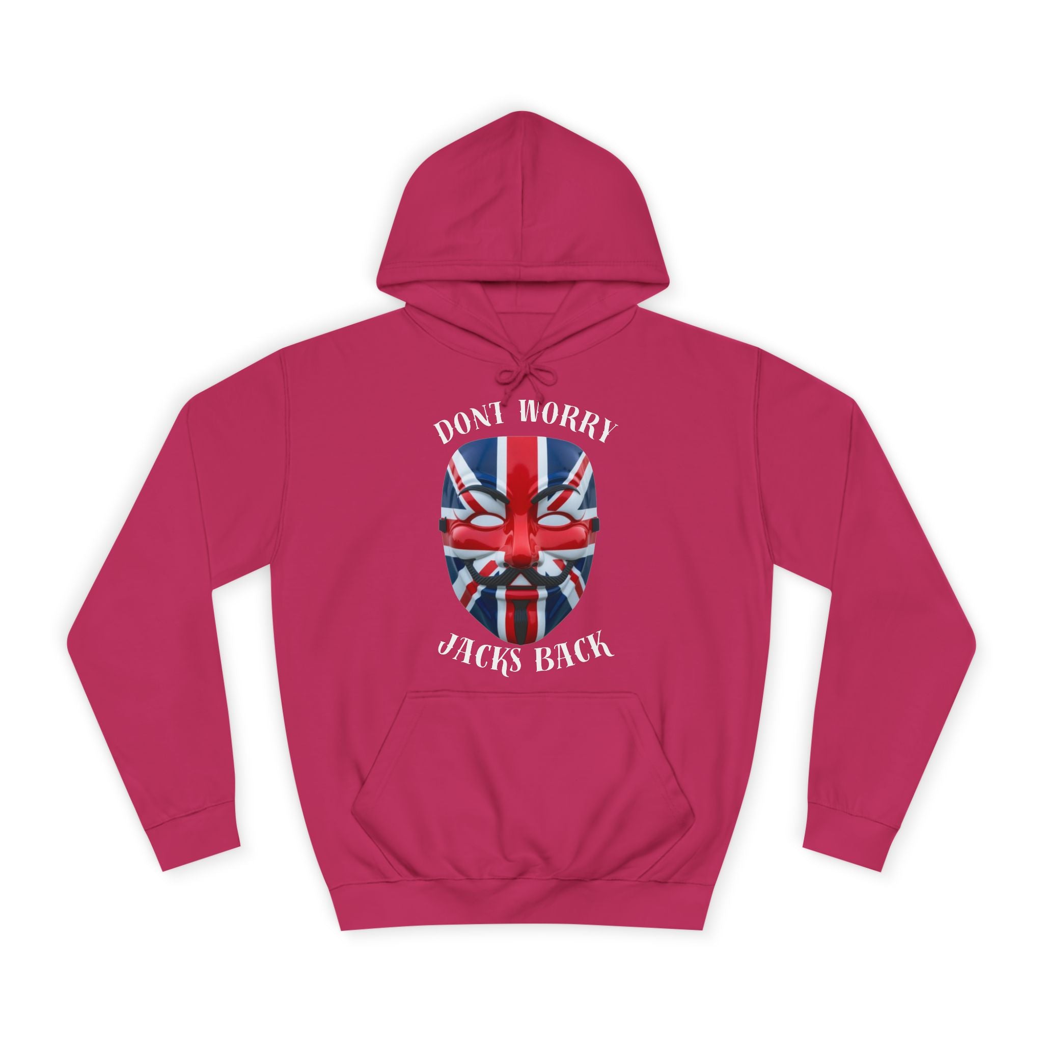 Stylish Unisex College Hoodie - Don't Worry, Jack's Back Design, Cozy Sweatshirt, Perfect Gift for Students, Casual Wear, College [...]
