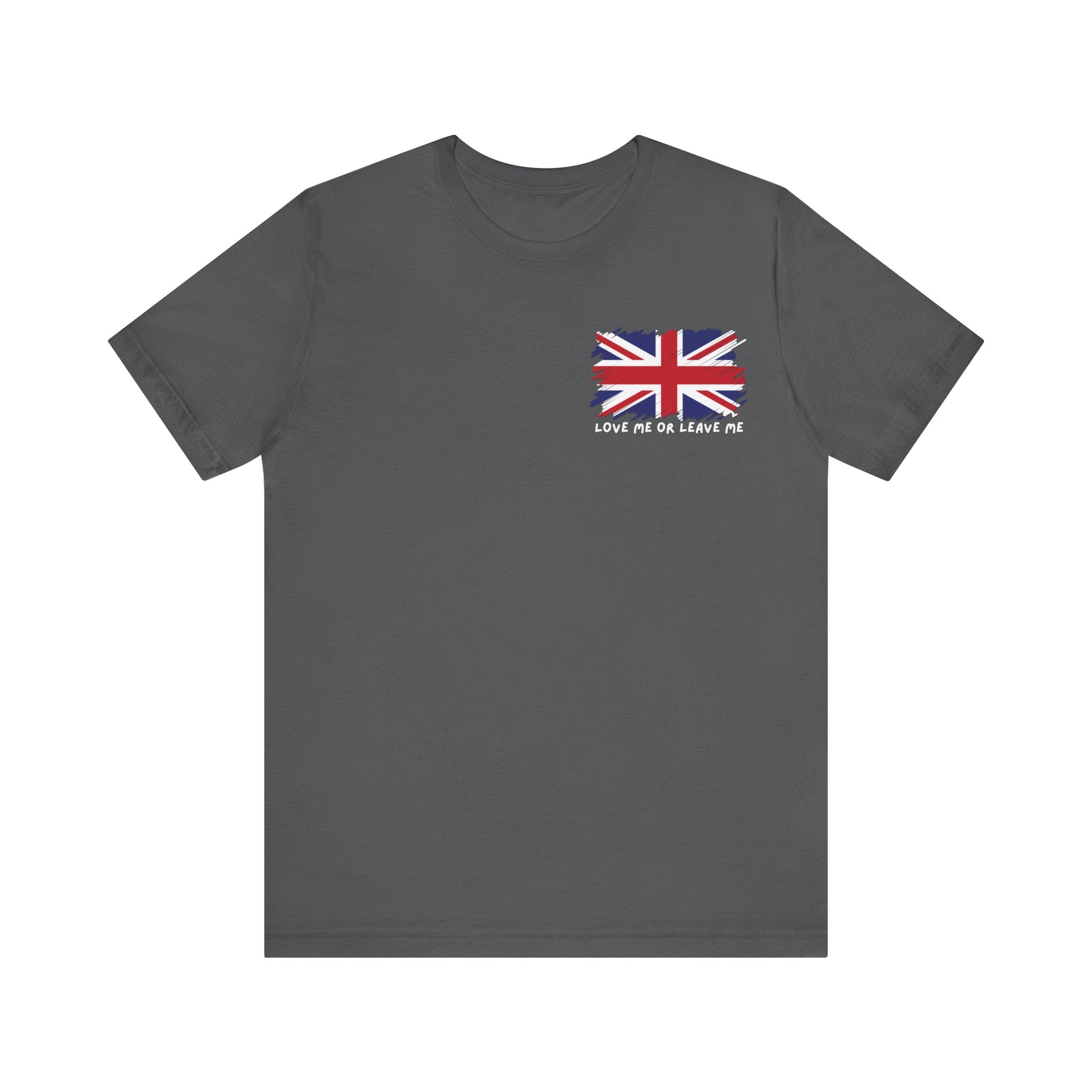 Union Jack Short Sleeve Tee, British Pride T-Shirt, UK Flag Shirt, Casual Summer Top, Gift for England Fans