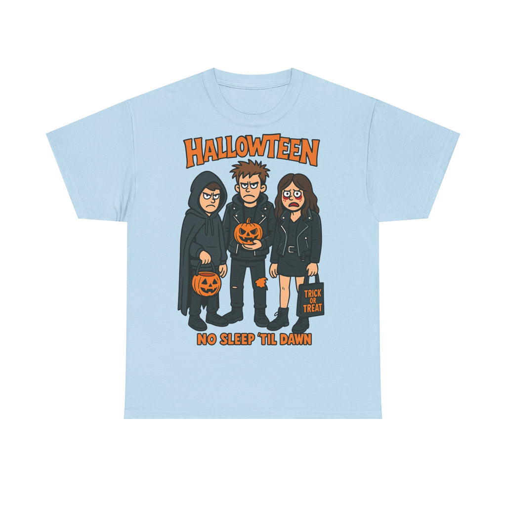 Halloween Themed Unisex Heavy Cotton Tee - Spooky Graphic Shirt, Trick or Treat, Party Wear, Gift for Halloween Lovers