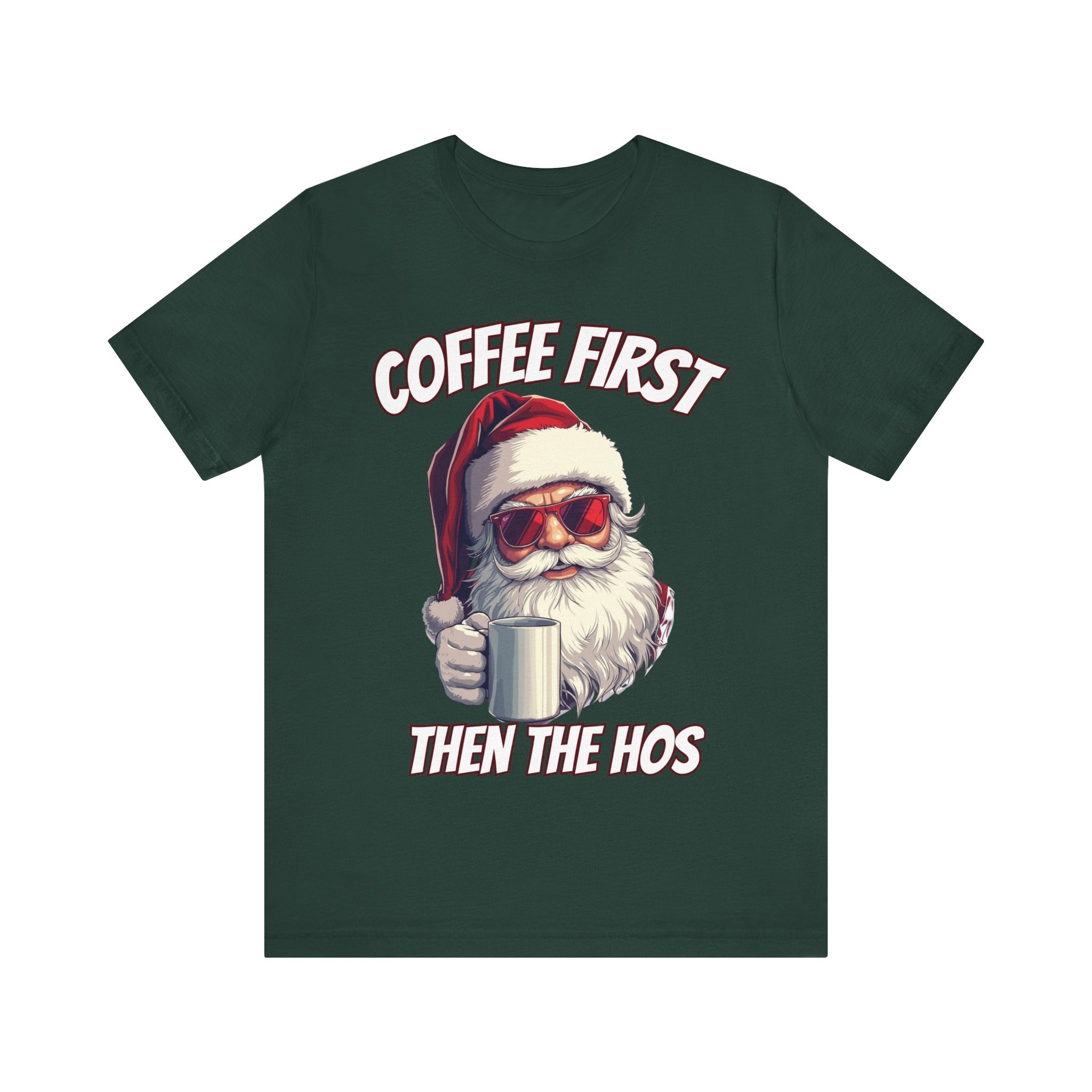Festive Santa Coffee Tee