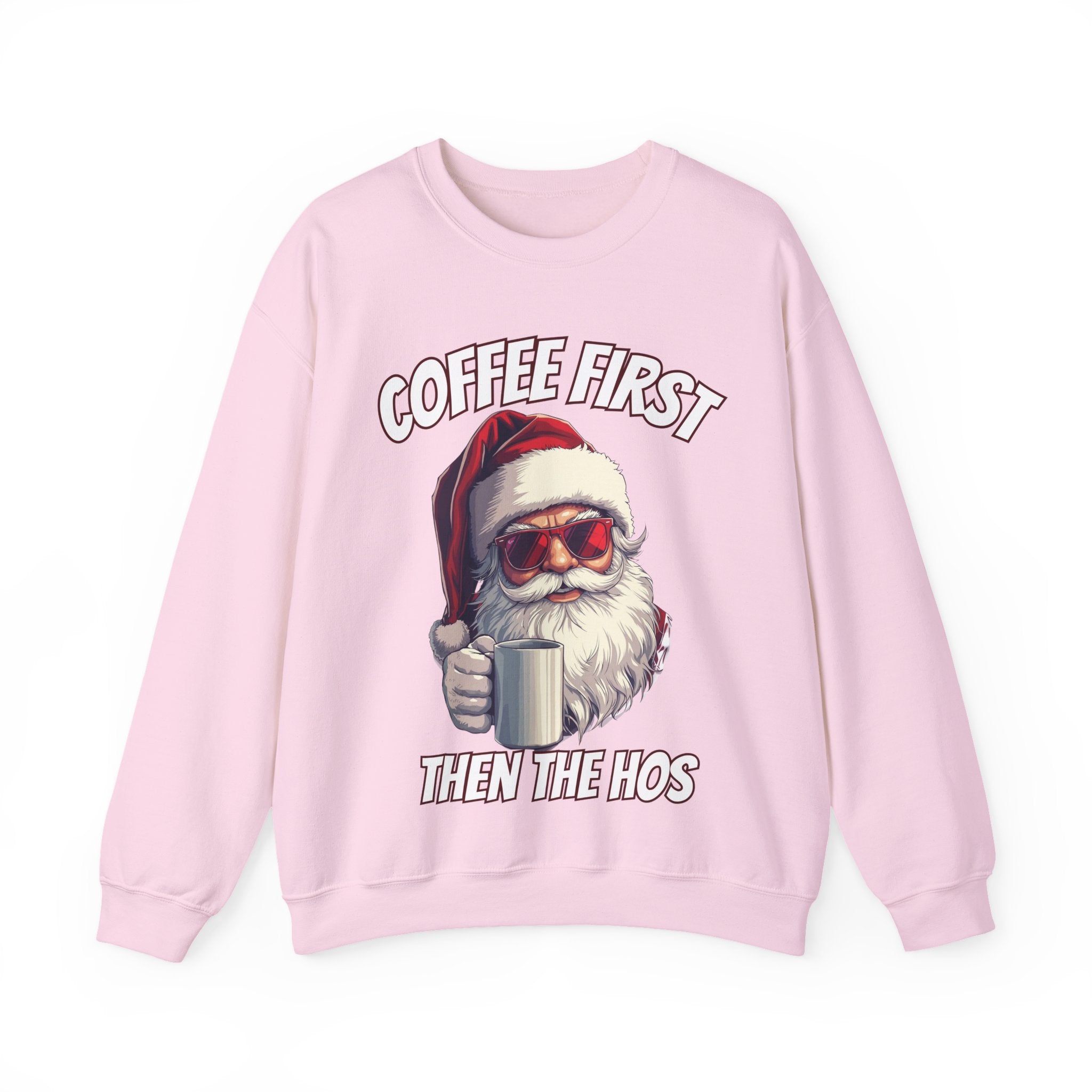 Santa Coffee First Crewneck Sweatshirt