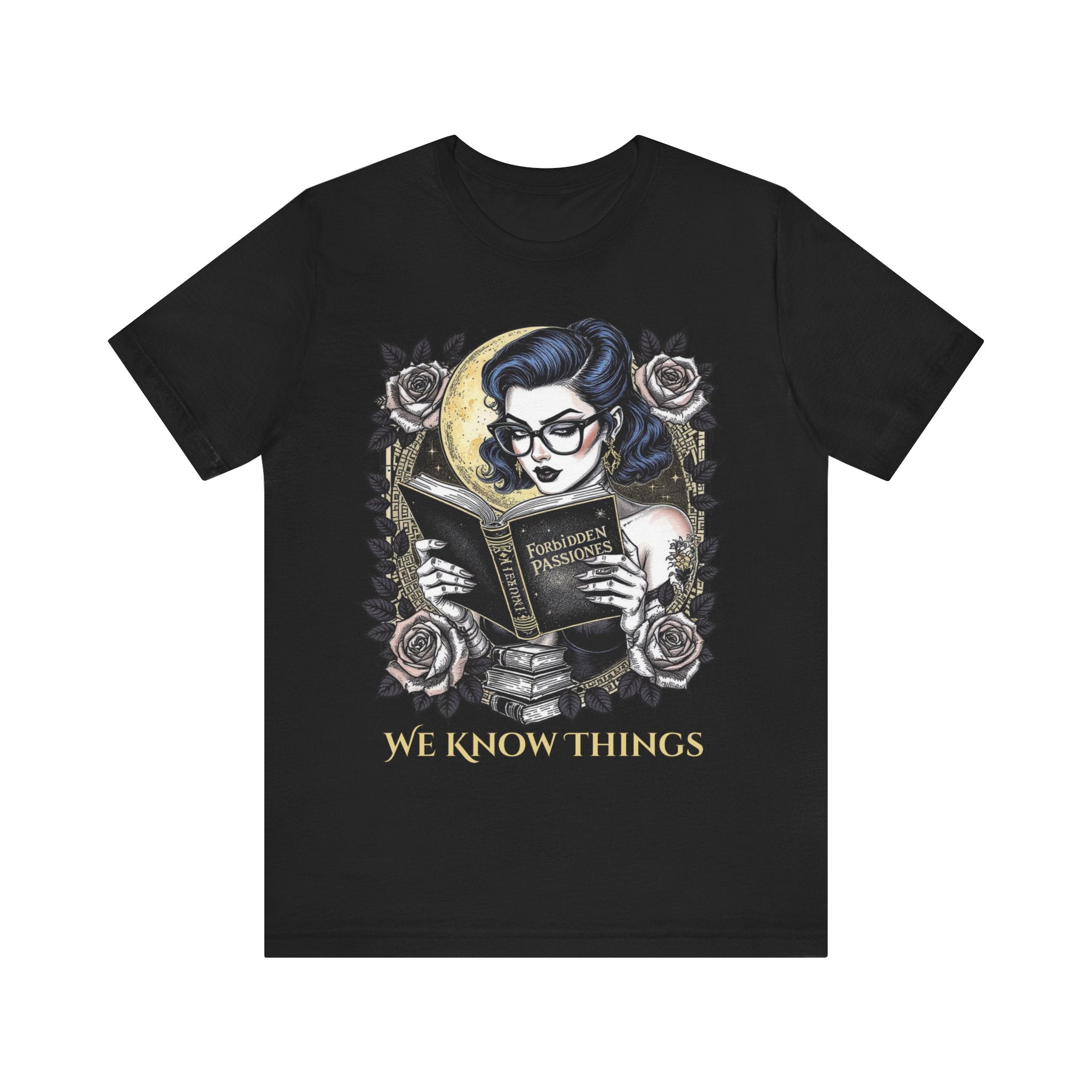 Book Lover's Unisex Tee - 'We Know Things' Graphic Shirt