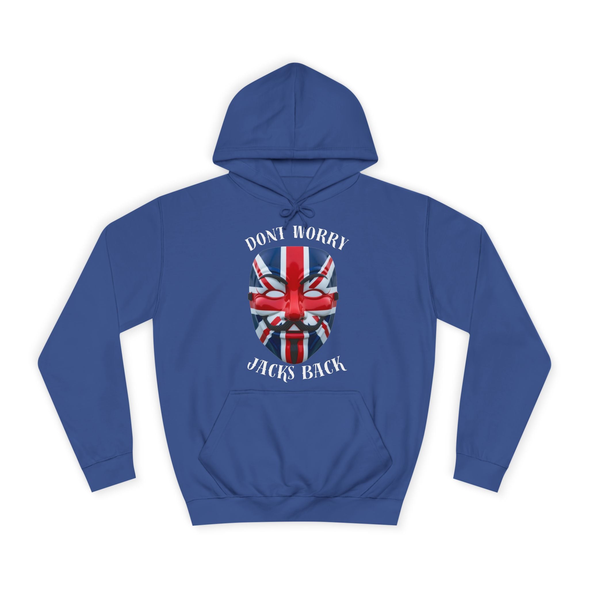 Stylish Unisex College Hoodie - Don't Worry, Jack's Back Design, Cozy Sweatshirt, Perfect Gift for Students, Casual Wear, College [...]