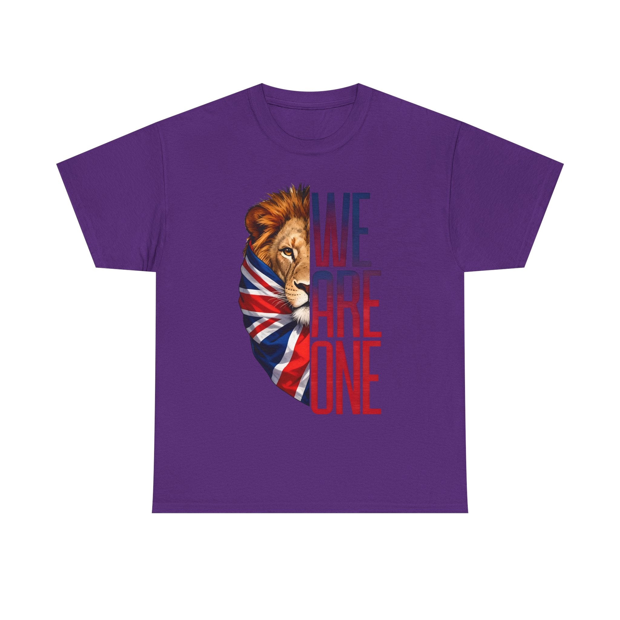 Unity Lion Graphic Tee, Unisex Cotton T-Shirt, Great for Team Spirit, Unity Celebrations, Casual Wear, Gifts for Friends