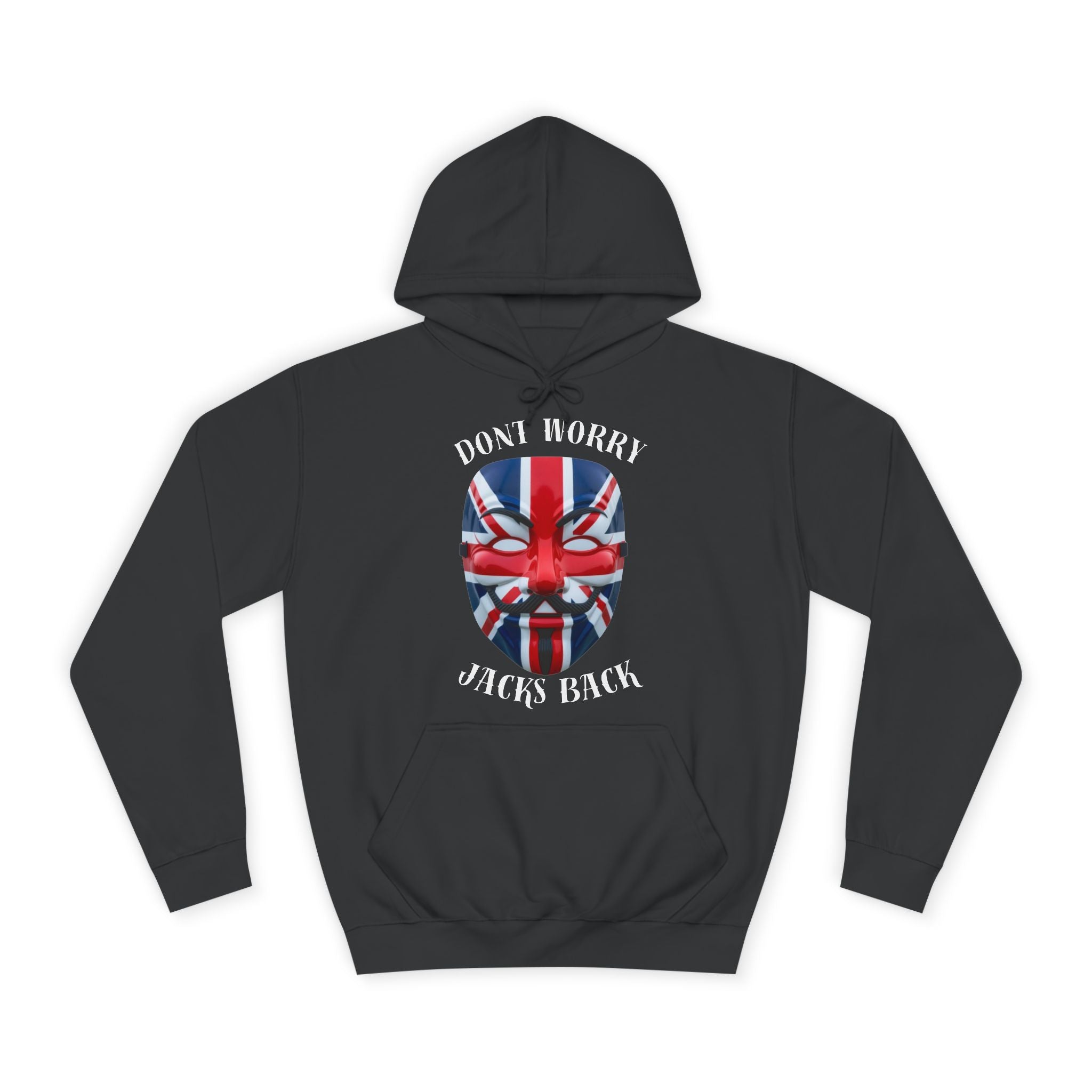 Stylish Unisex College Hoodie - Don't Worry, Jack's Back Design, Cozy Sweatshirt, Perfect Gift for Students, Casual Wear, College [...]