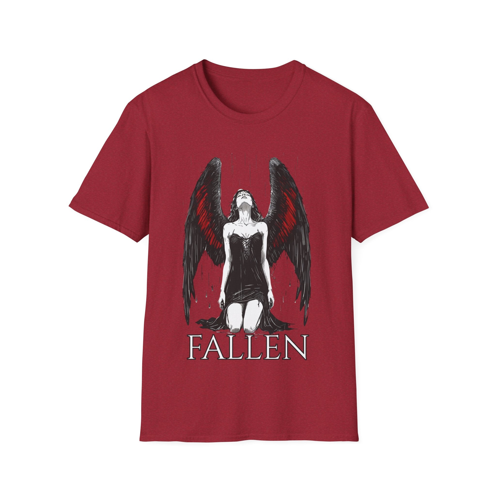 Fallen Angel Graphic T-Shirt, Unisex Tee for Gothic Style Lovers, Perfect for Halloween, Gift Idea for Dark Aesthetic Fans, Casual [...]