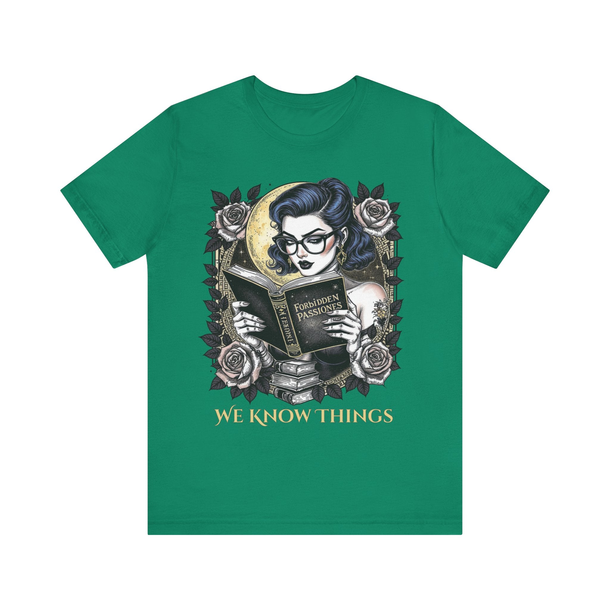 Book Lover's Unisex Tee - 'We Know Things' Graphic Shirt
