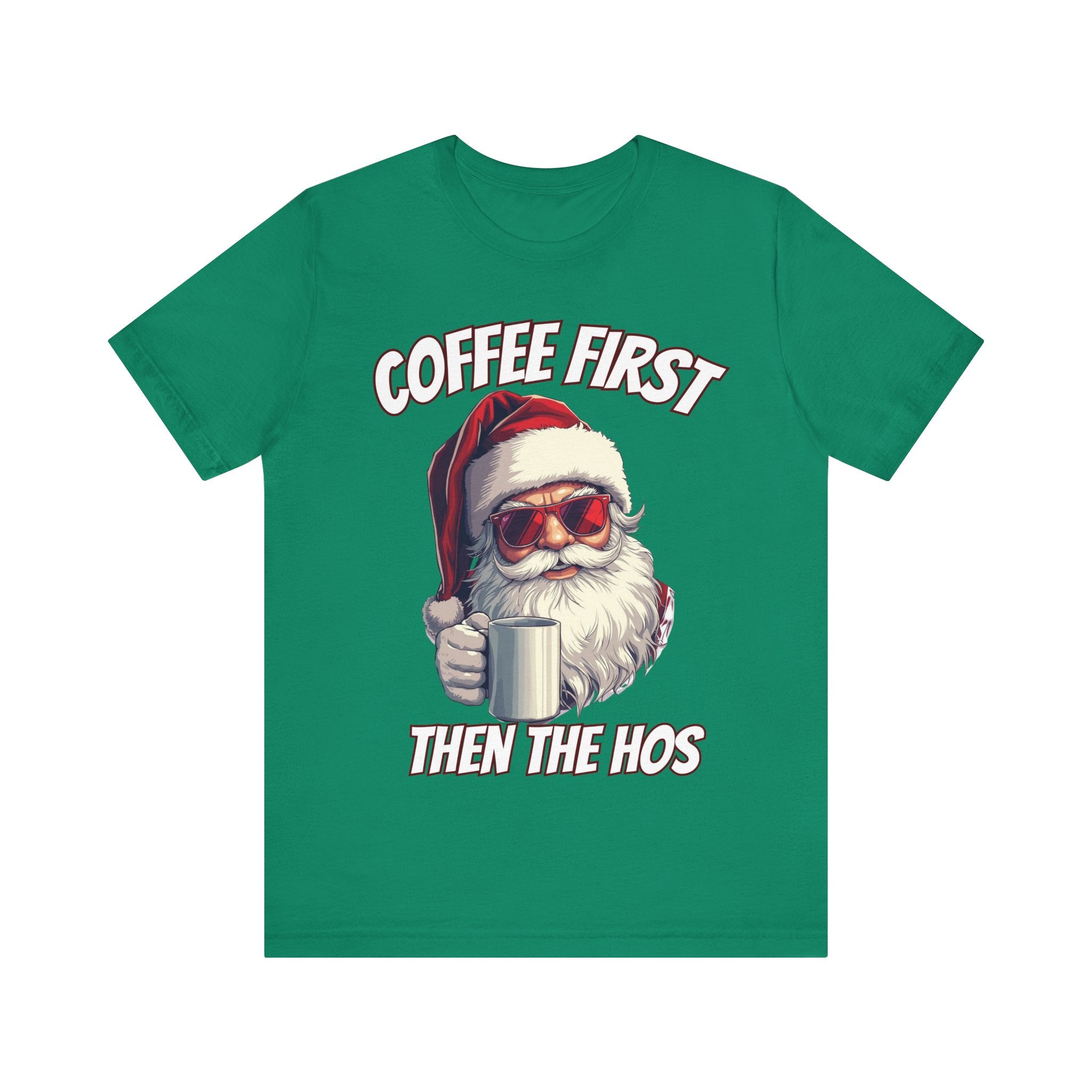 Festive Santa Coffee Tee