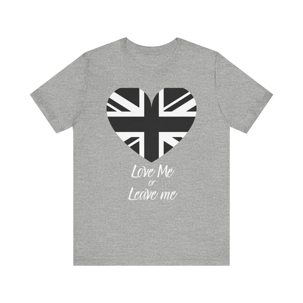 Love Me or Leave Me Heart Tee - Perfect for Casual Wear.