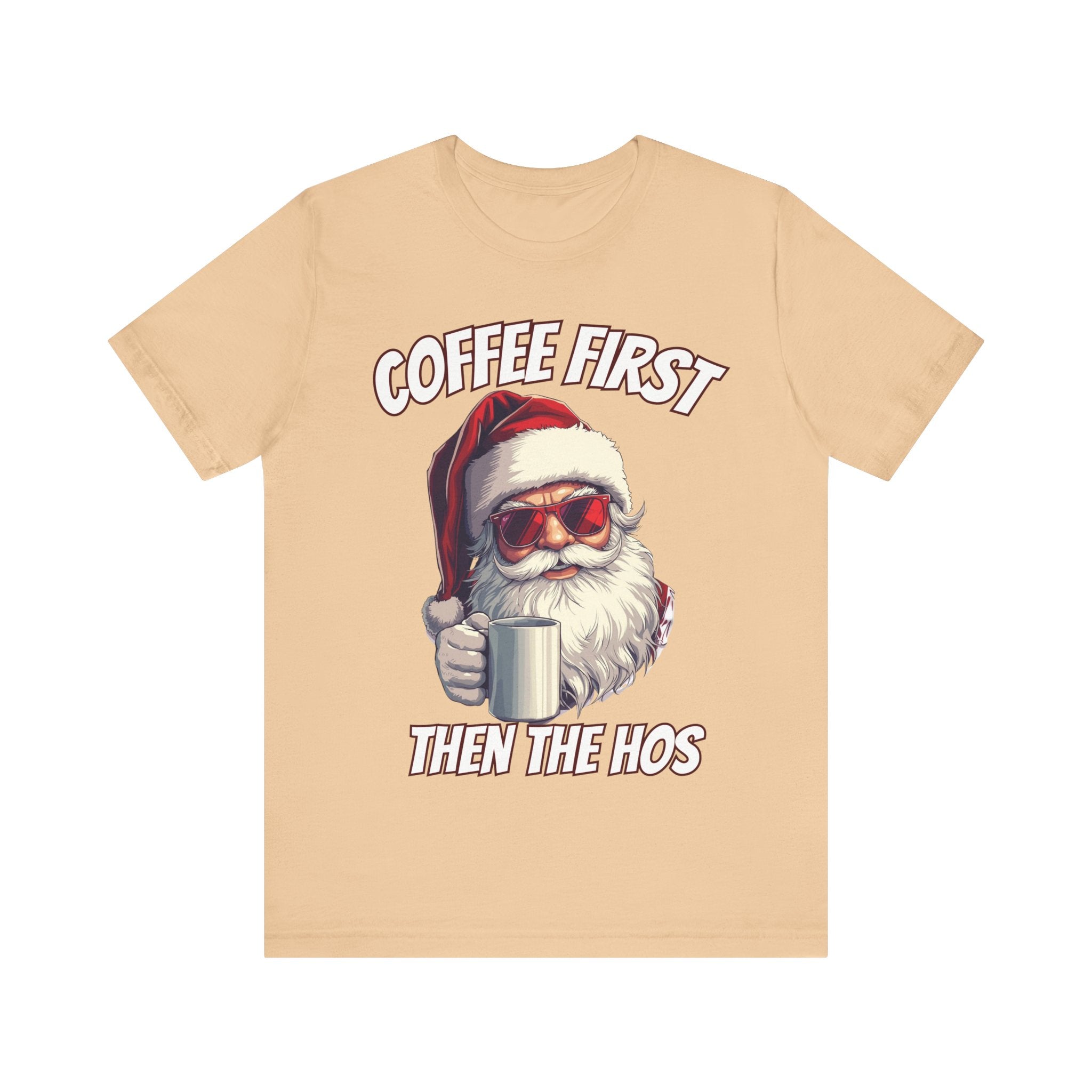 Festive Santa Coffee Tee