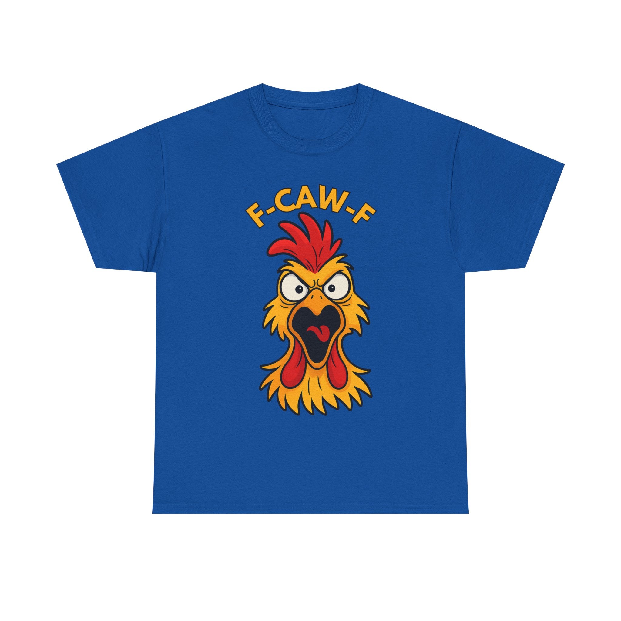 F-Caw-F Funny Chicken Tee for Poultry Lovers, Humor T-Shirt, Gift for Chicken Enthusiasts, Animal Rights, Casual Wear, Farmhouse Style