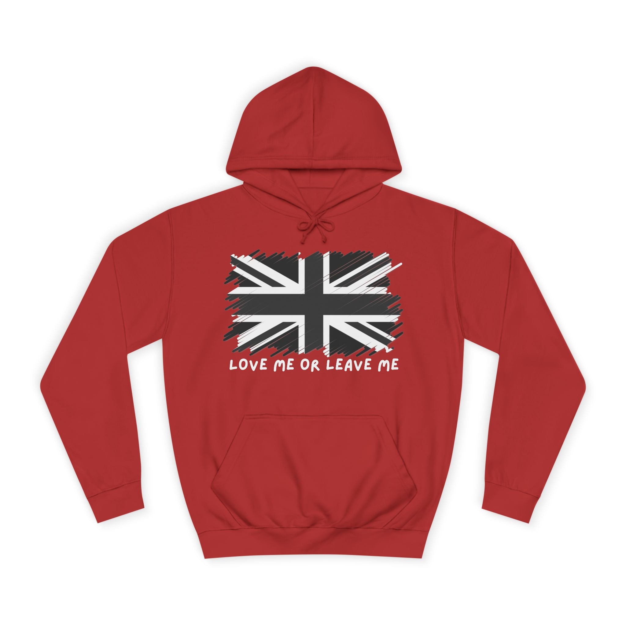 Unisex College Hoodie with British Flag Design, Casual Wear, Gifts for Students, College Life Essentials, Hooded Sweatshirt, [...]