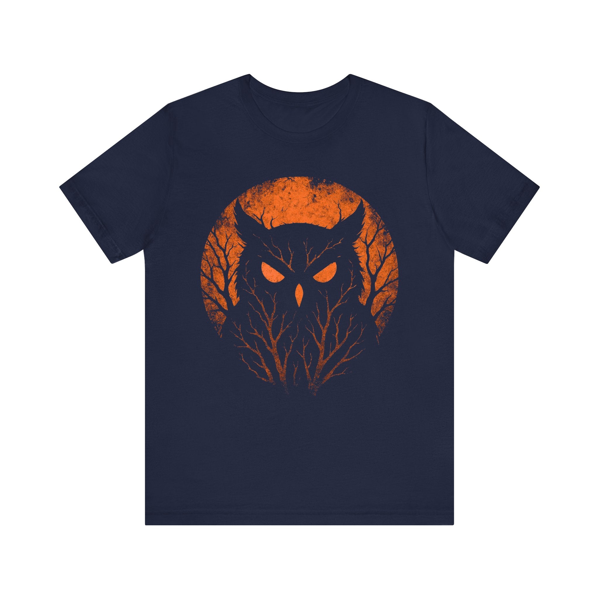 Spooky Owl Graphic Tee for Halloween Lovers