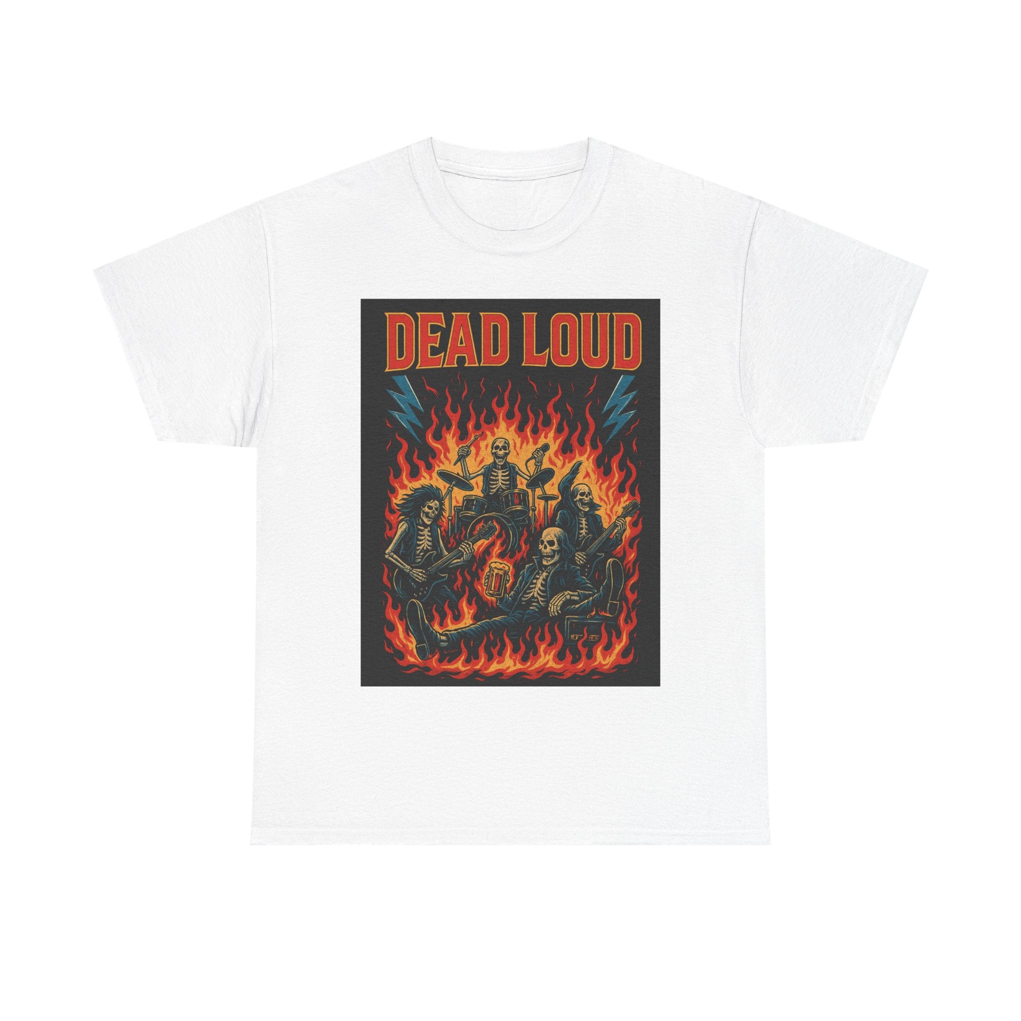 Unisex Heavy Metal Tee - Dead Loud T-Shirt, Rock Music Apparel, Grunge Style Shirt, Concert Outfit, Gift for Music Lovers