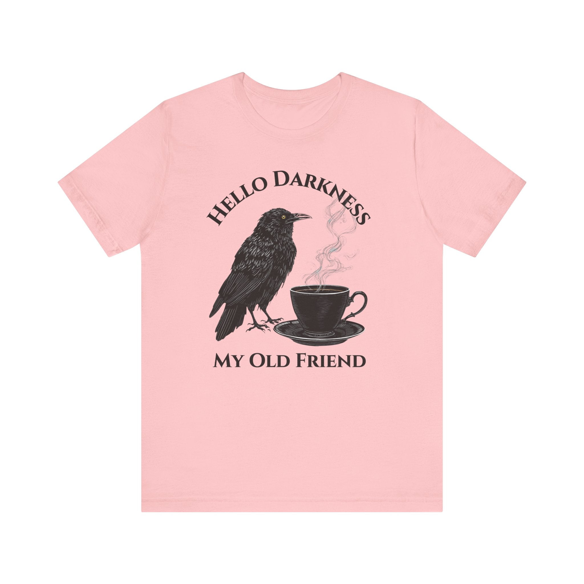 Hello Darkness My Old Friend Raven Coffee Tee