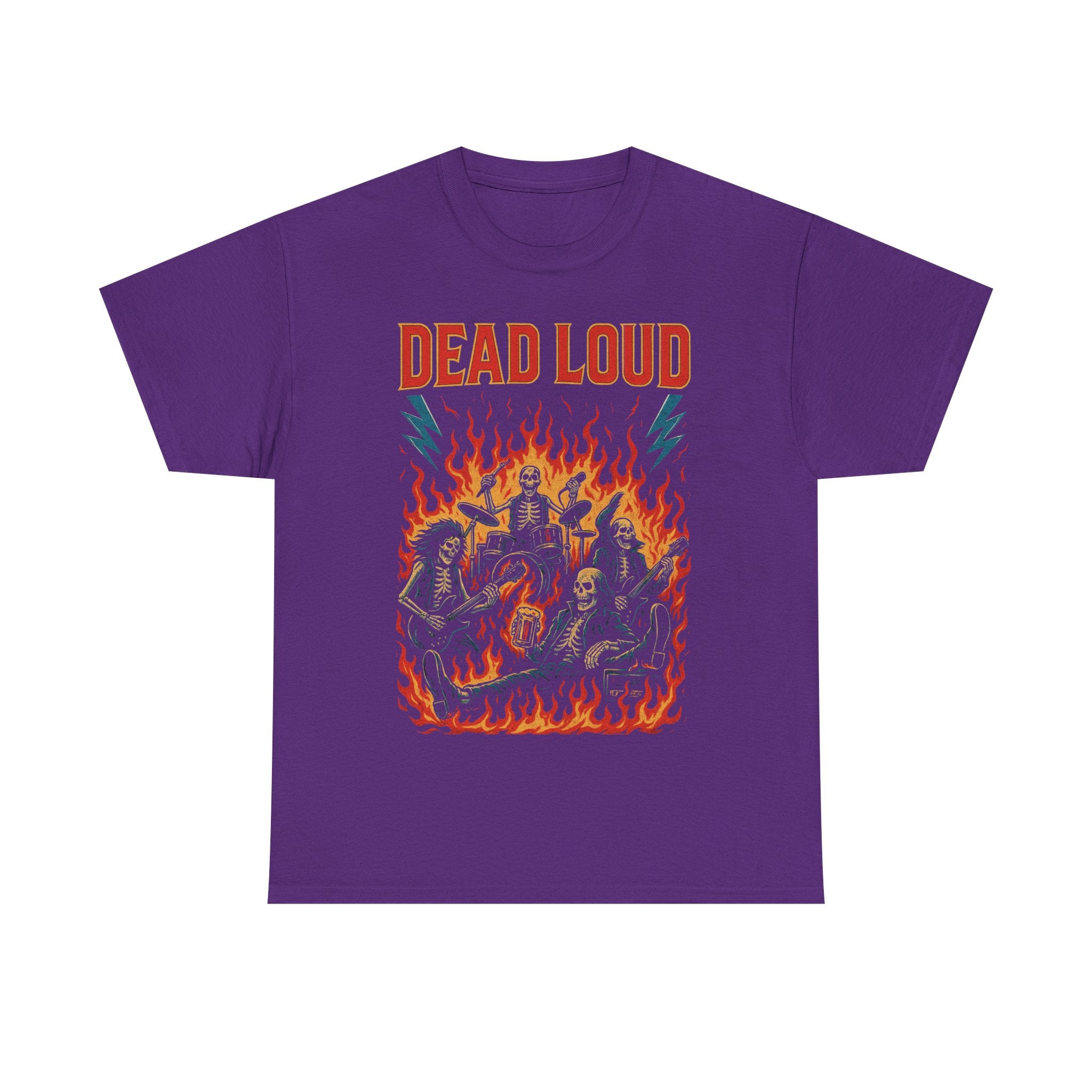 Dead Loud Graphic Tee - Unisex Heavy Cotton Shirt, Rock Concert T-shirt, Casual Everyday Wear, Music Festival Outfit, Gift for Music Lovers