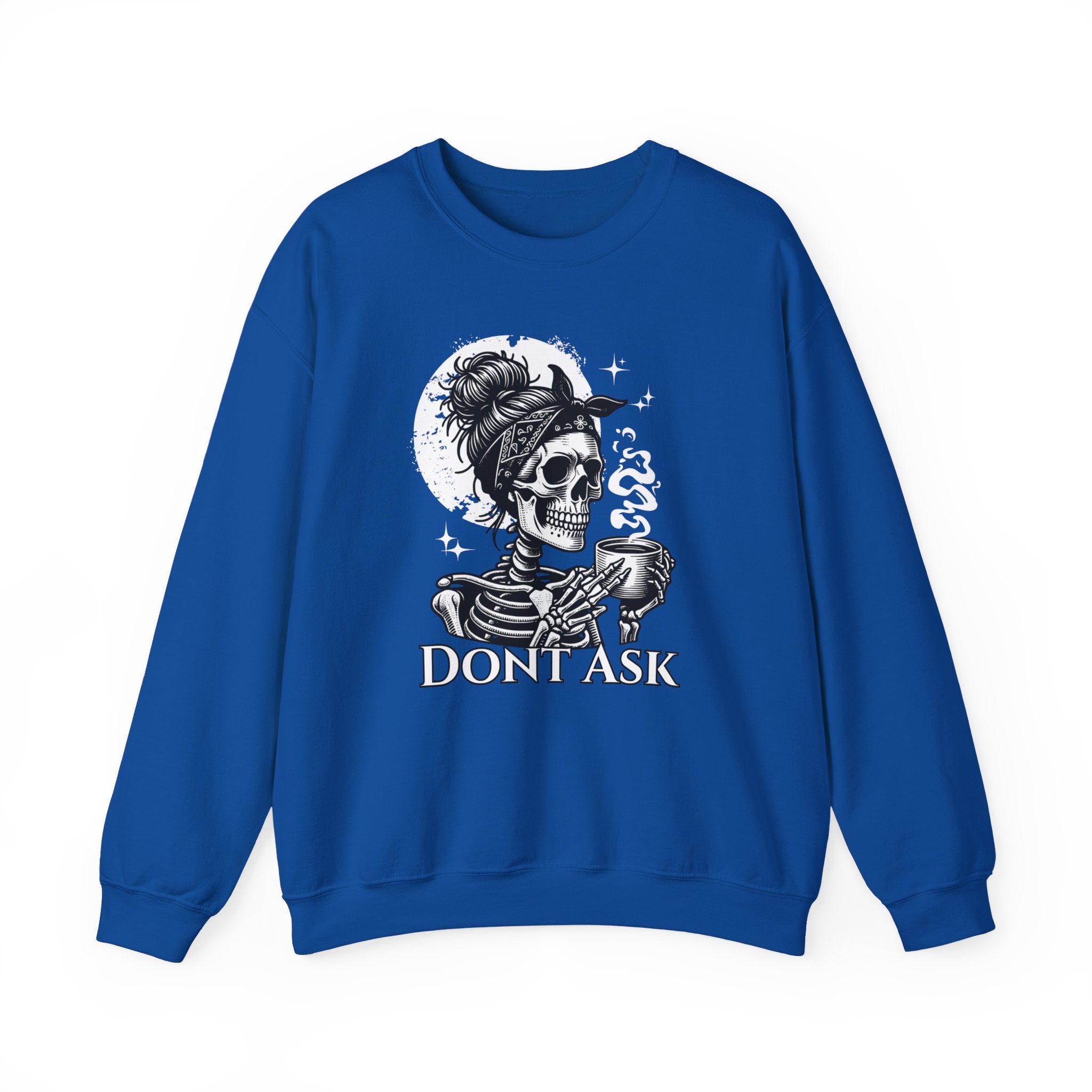 Skull Tea 'Don't Ask' Crewneck Sweatshirt