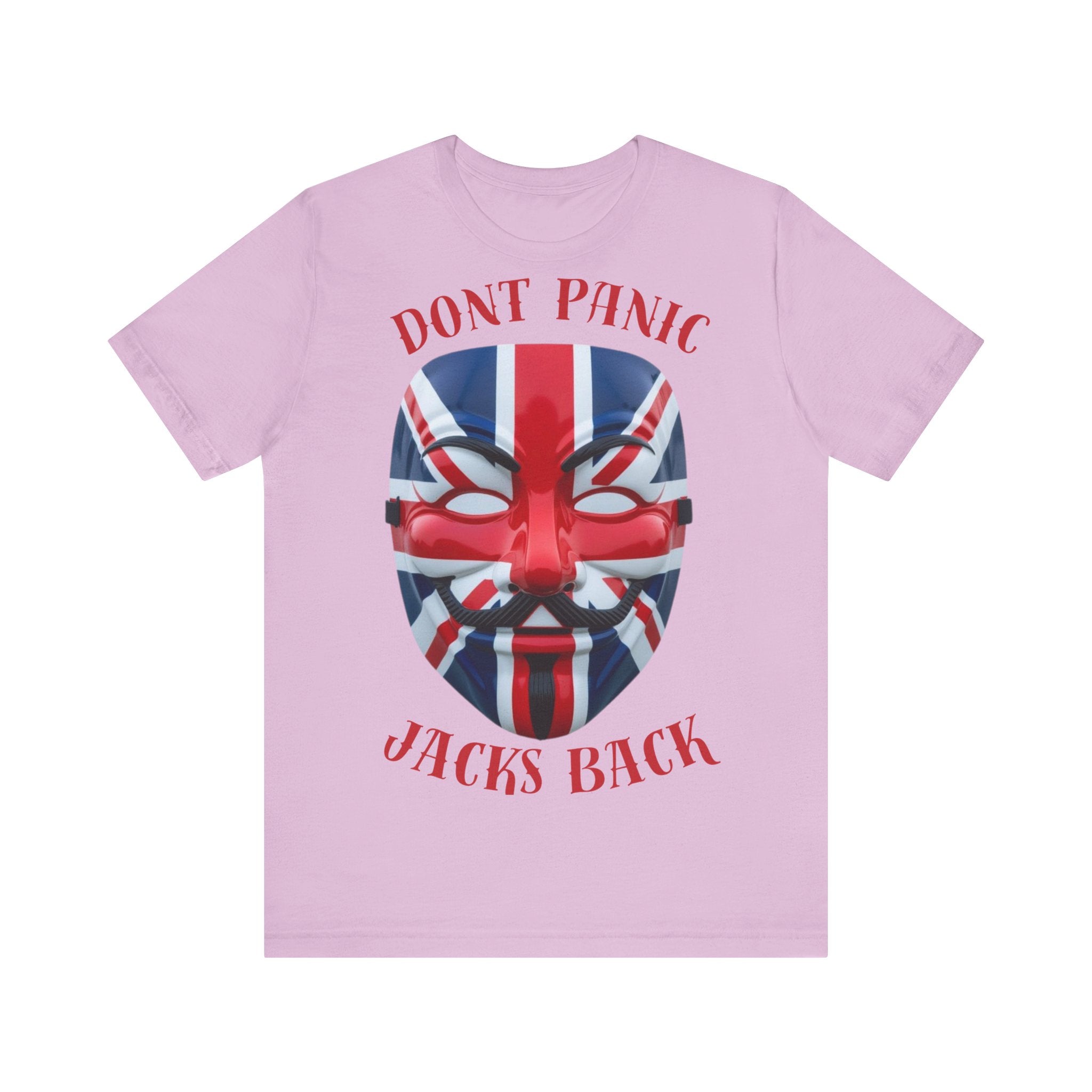Union Jack Themed Tee: Don't Panic, Jacks Back, British Pride Shirt, Unisex Graphic Tee, Casual Wear, Gift for England Fans