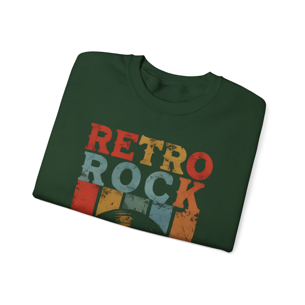 Retro Rock Unisex Crewneck Sweatshirt - Vintage Music Vibes