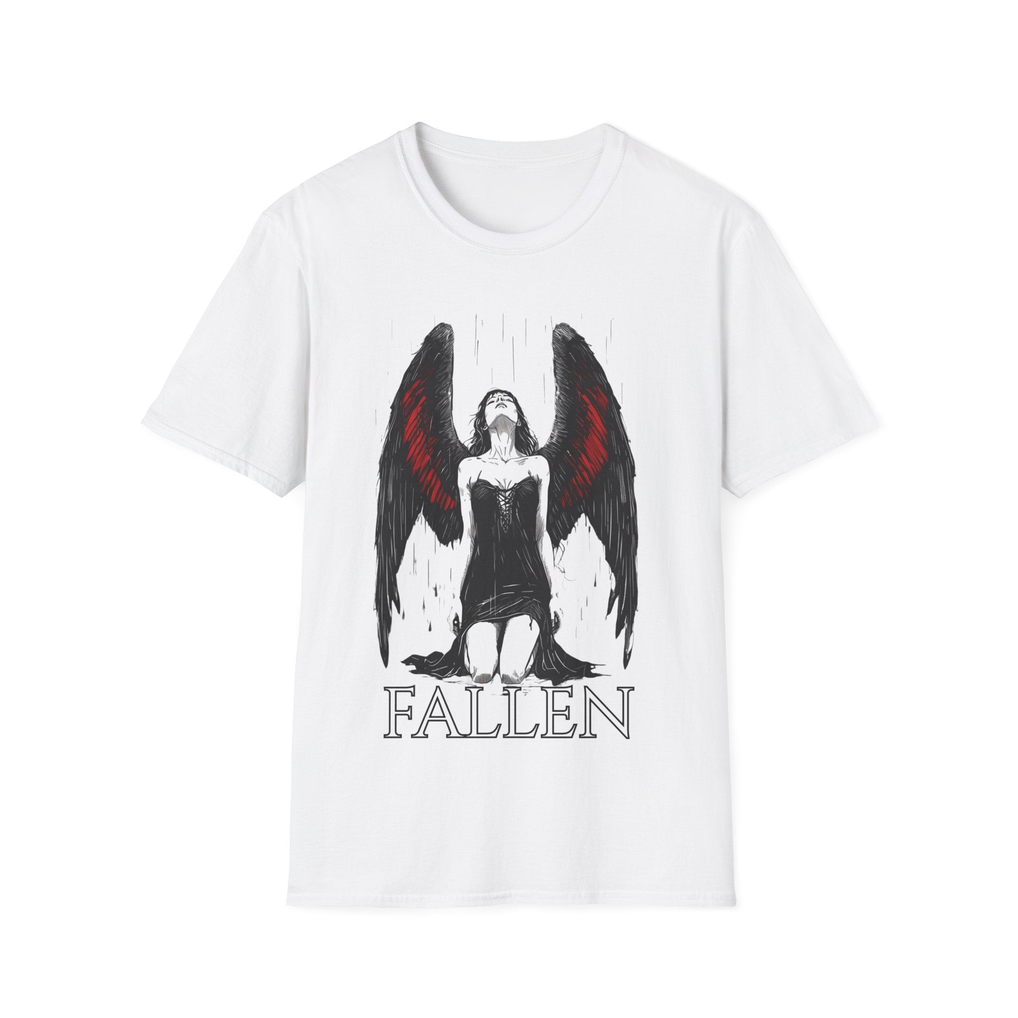Fallen Angel Graphic T-Shirt, Unisex Tee for Gothic Style Lovers, Perfect for Halloween, Gift Idea for Dark Aesthetic Fans, Casual [...]