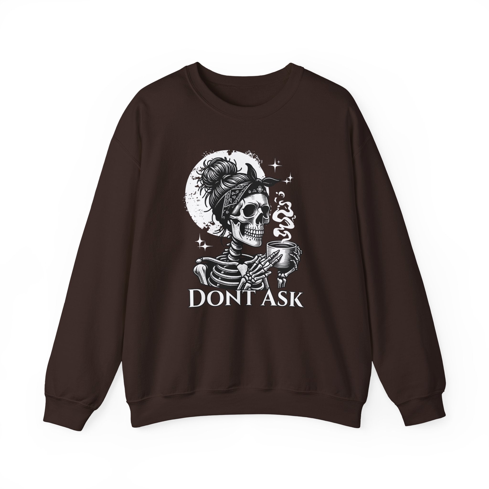 Skull Tea 'Don't Ask' Crewneck Sweatshirt