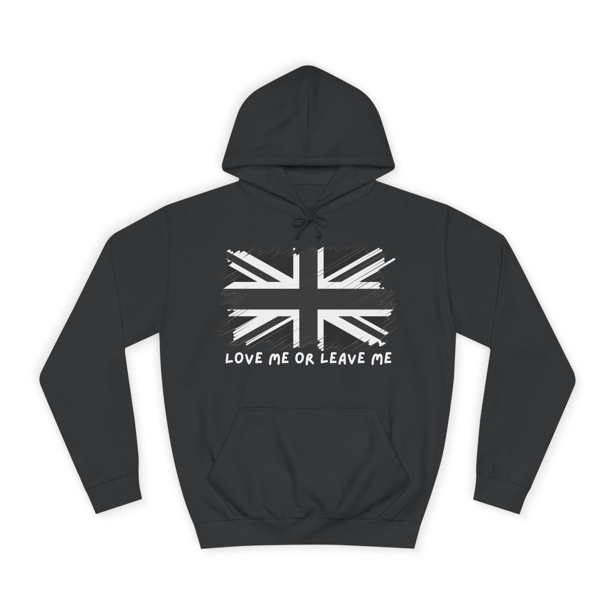 Unisex College Hoodie with British Flag Design, Casual Wear, Gifts for Students, College Life Essentials, Hooded Sweatshirt, [...]
