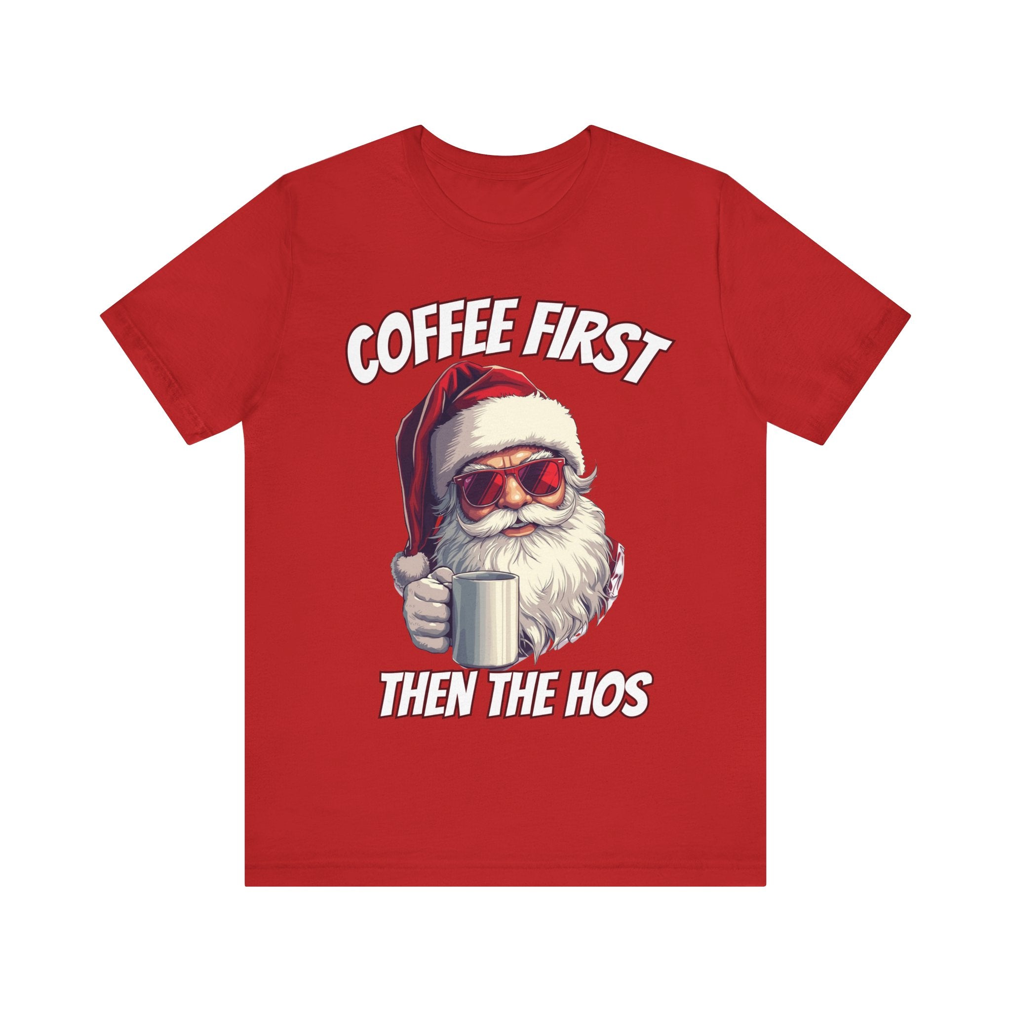 Festive Santa Coffee Tee