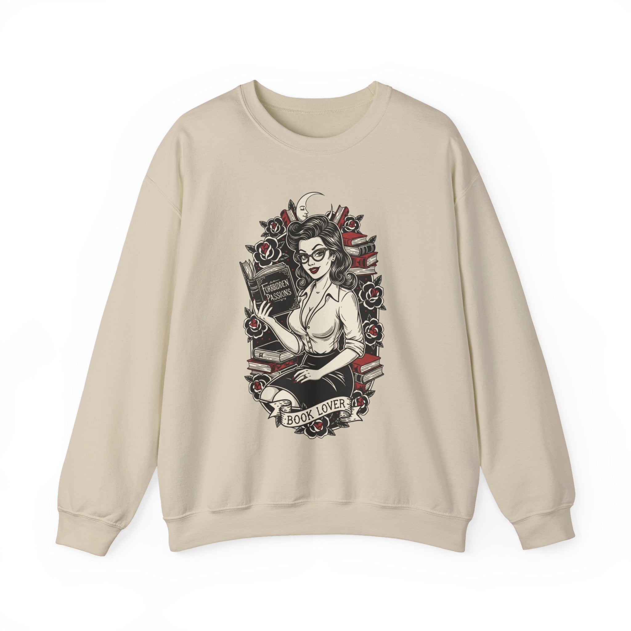 Book Lover Crewneck Sweatshirt - Cozy Literary Apparel