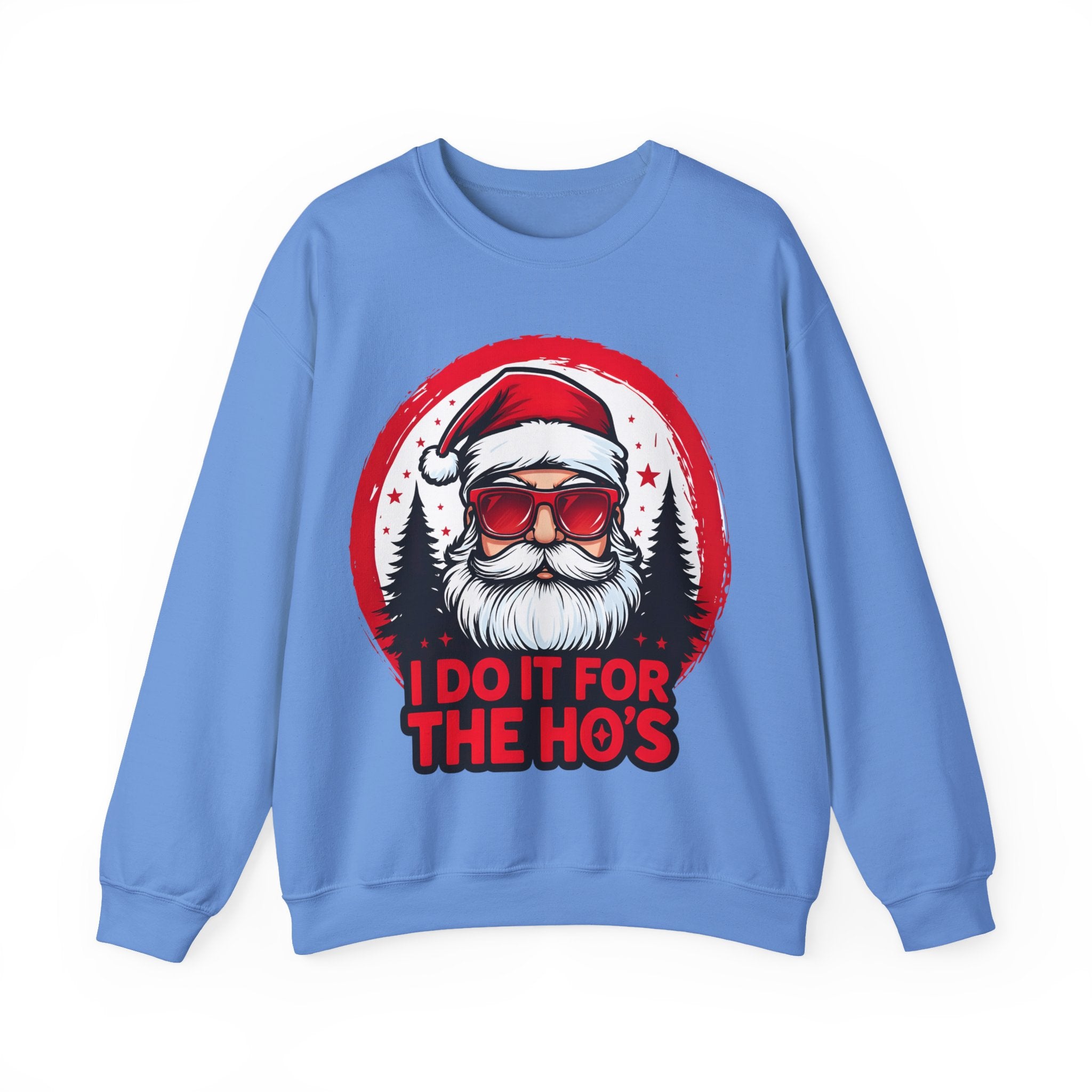 Festive Santa Sweatshirt - "I Do It For The Ho's"