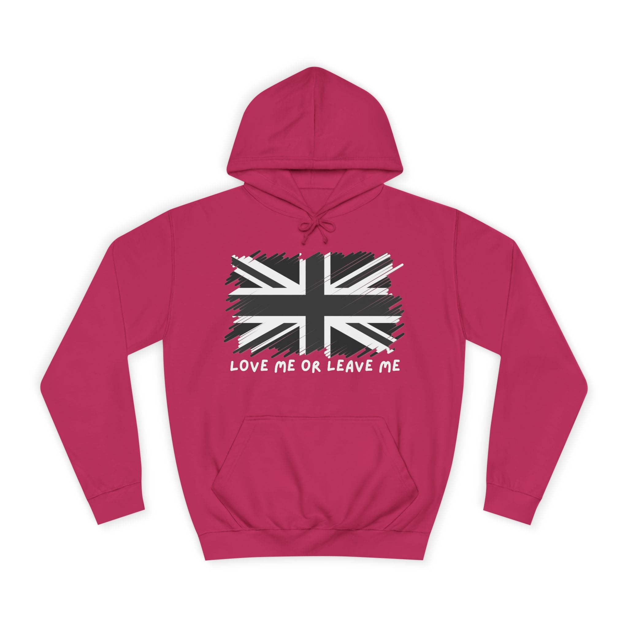 Unisex College Hoodie with British Flag Design, Casual Wear, Gifts for Students, College Life Essentials, Hooded Sweatshirt, [...]