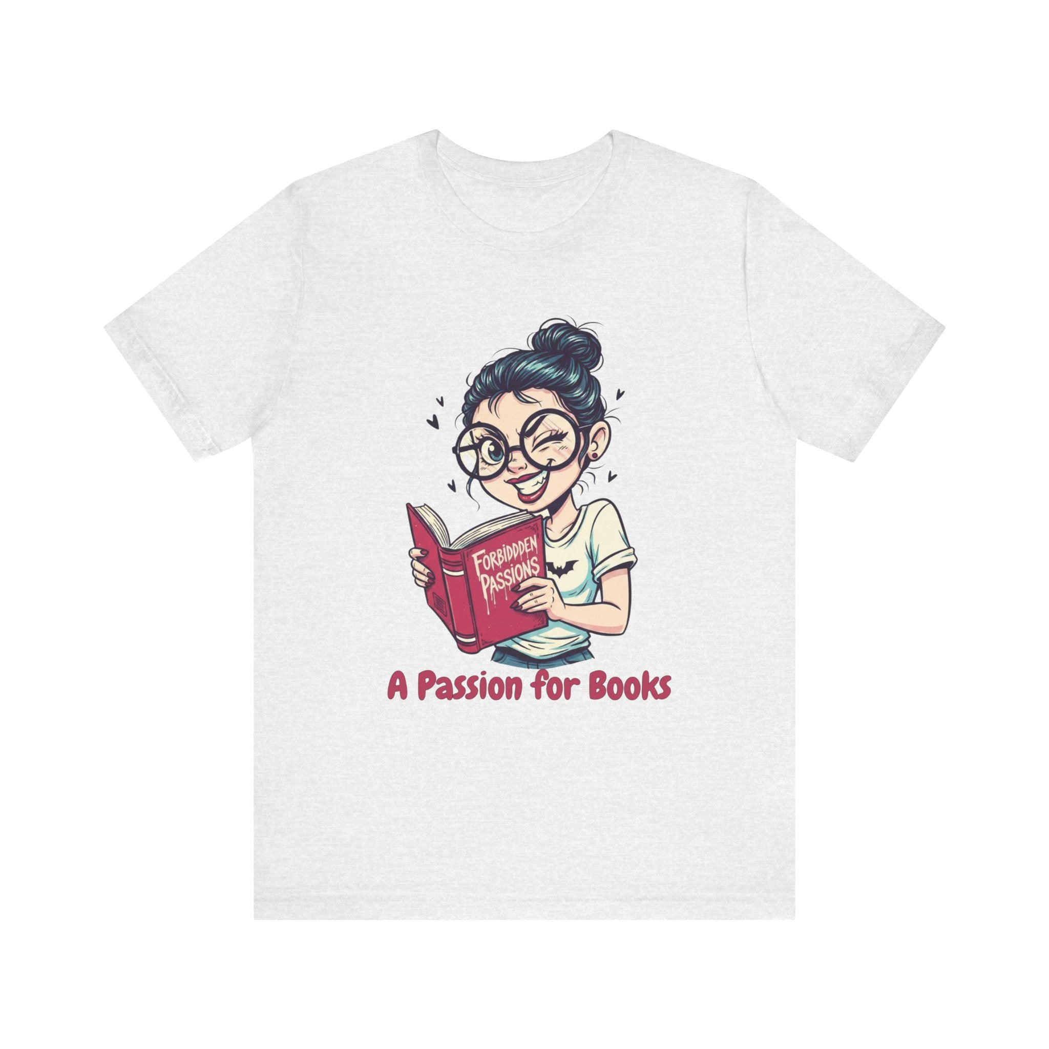 Book Lover's Unisex Tee - "A Passion for Books"