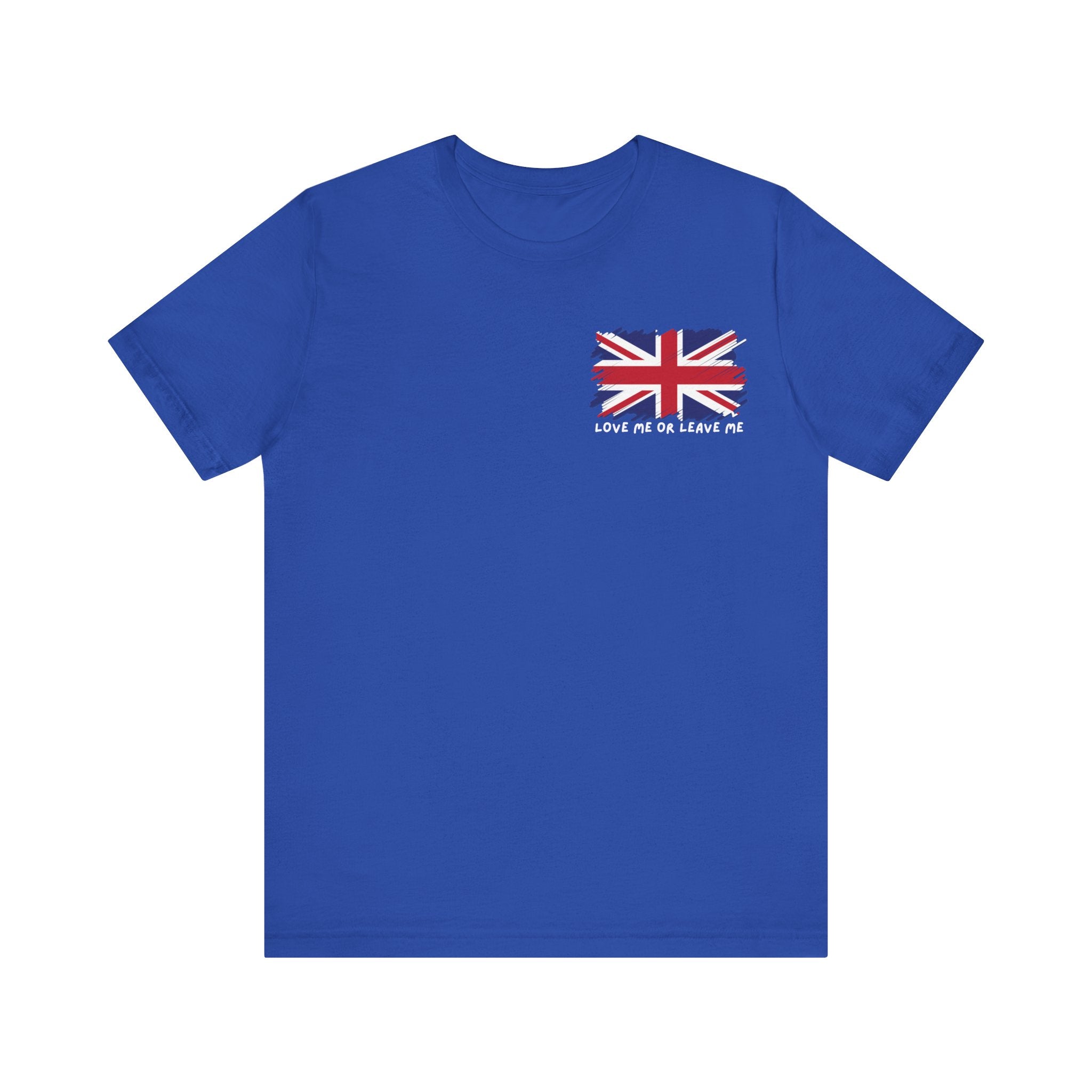 Union Jack Short Sleeve Tee, British Pride T-Shirt, UK Flag Shirt, Casual Summer Top, Gift for England Fans