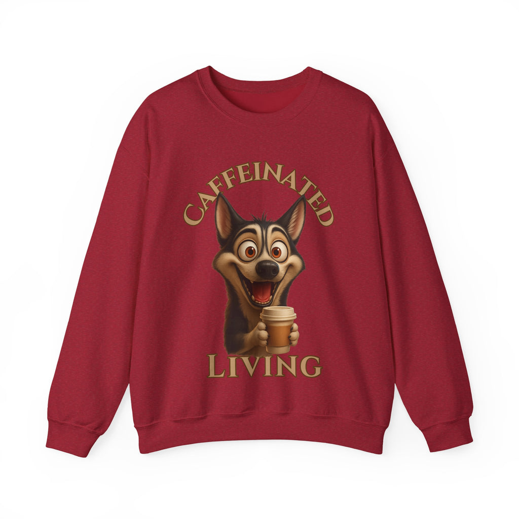 Caffeinated Living Crewneck Sweatshirt